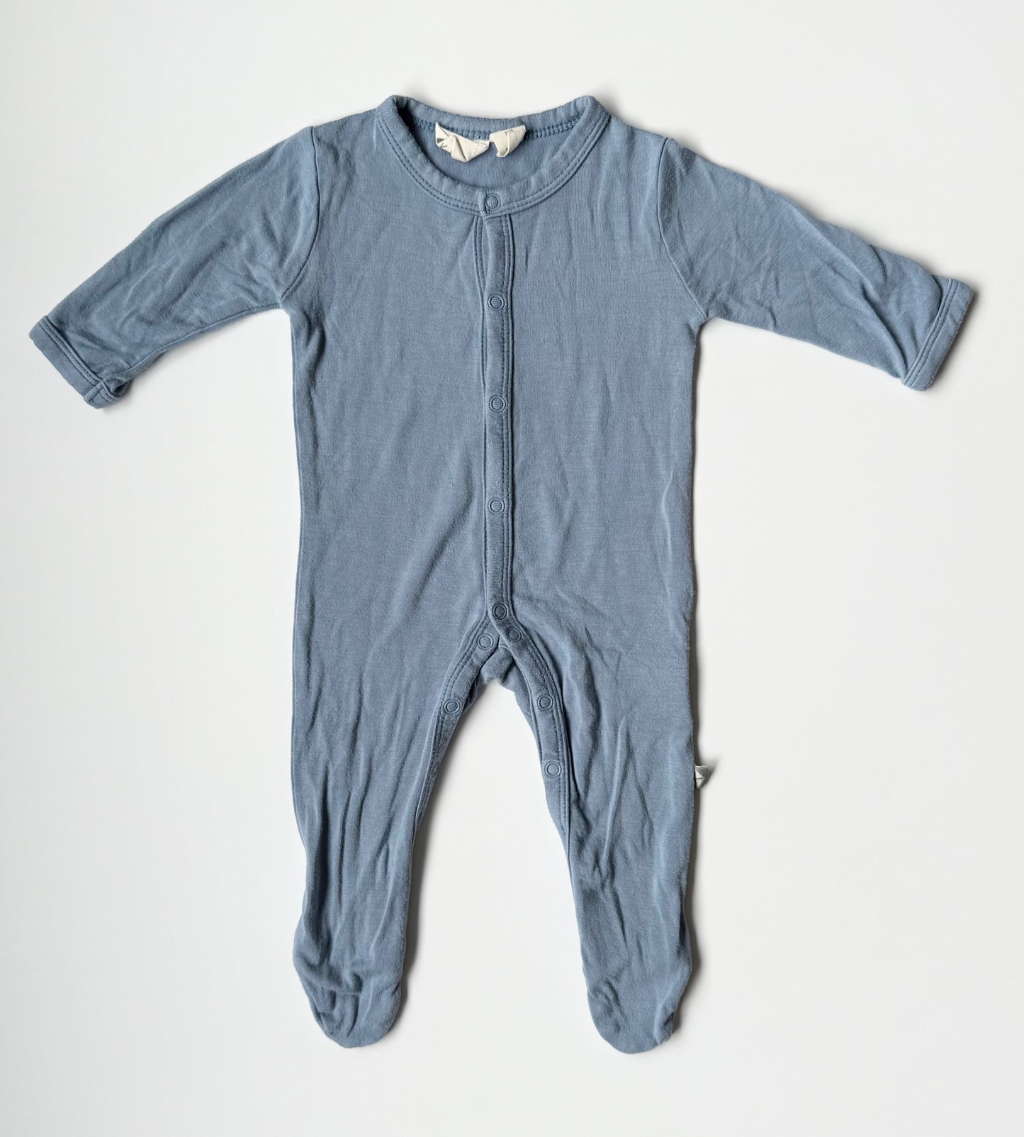 Kyte Slate Snap Footie Sleeper (Newborn)