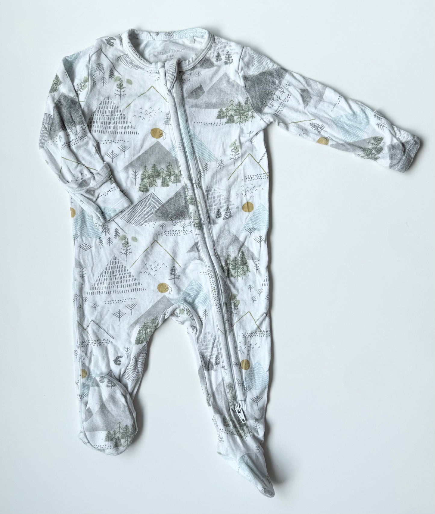 Angel Dear White Mountains Sleeper (3-6 Months)