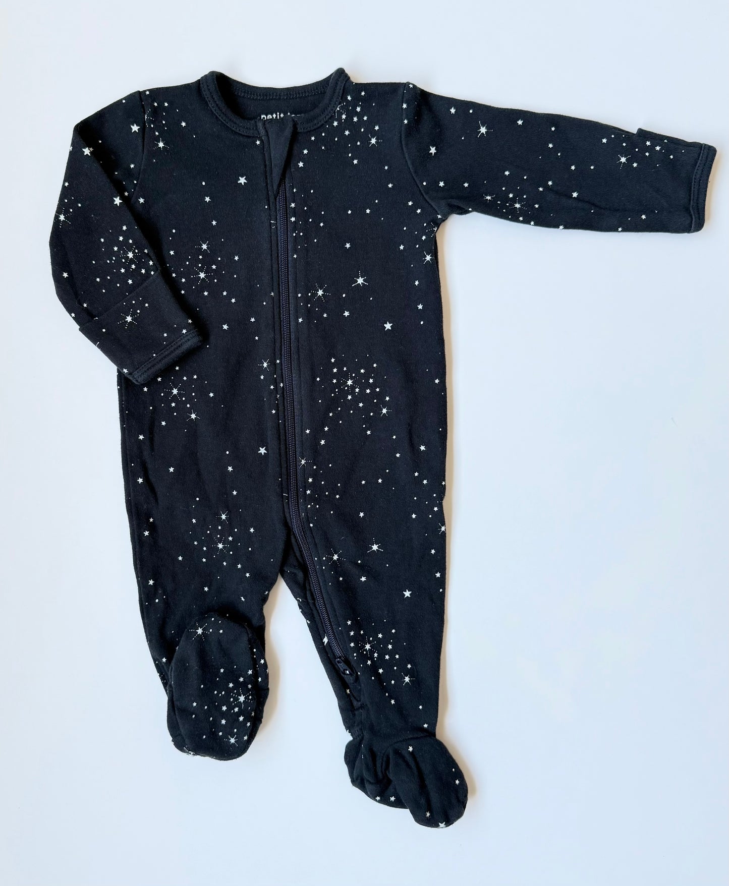 Petit Lem Black Starry Night Sleeper (3 Months)