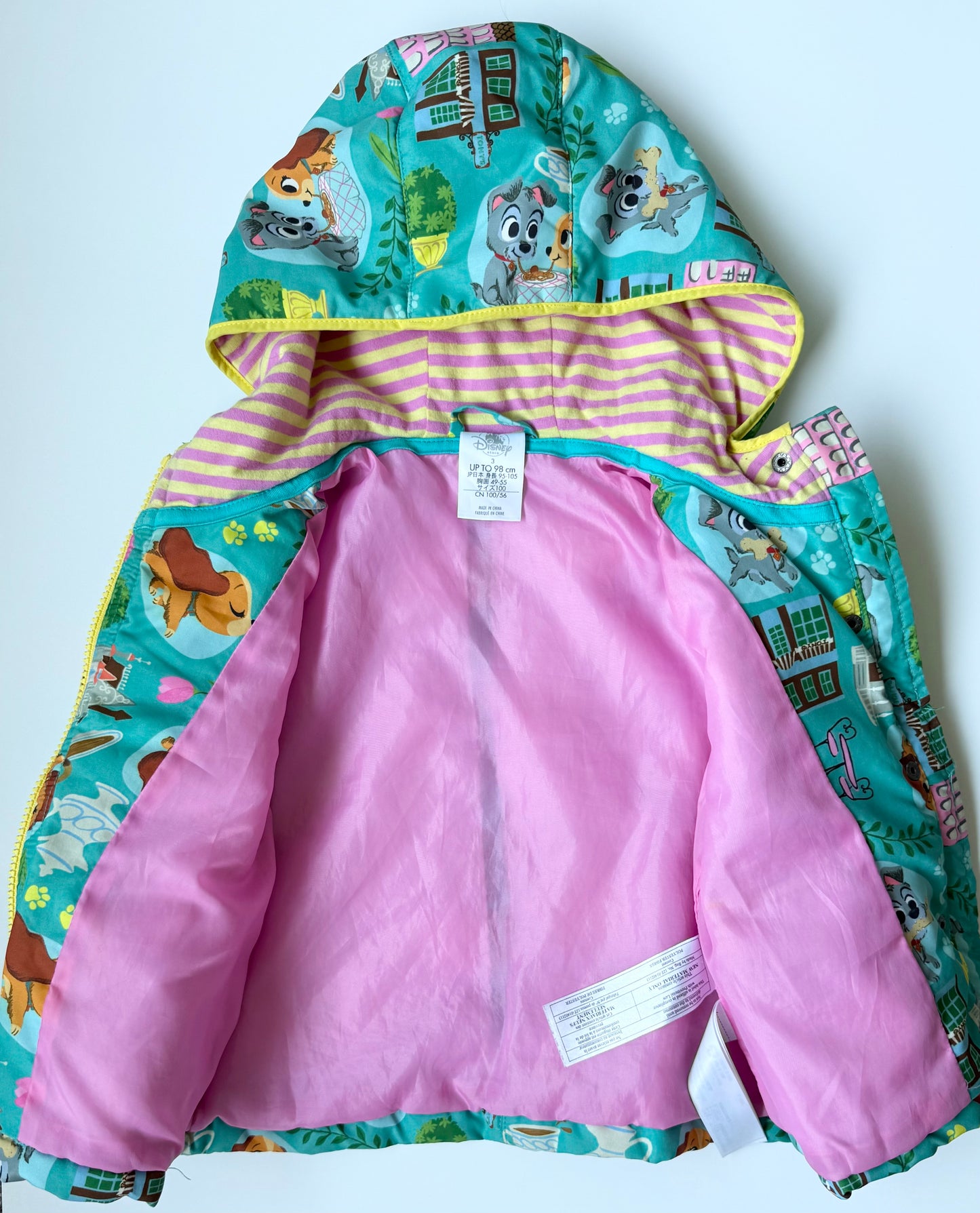 The Disney Store The Lady & The Tramp Turquoise Jacket (3T)
