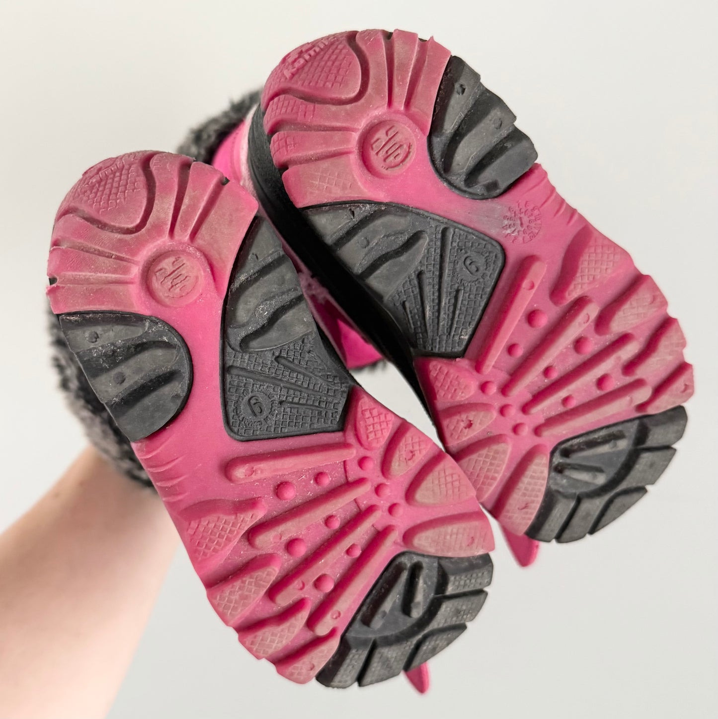 Kamik Snowgypsy 3 Pink & Fur Trim Taller Winter Boots (9)