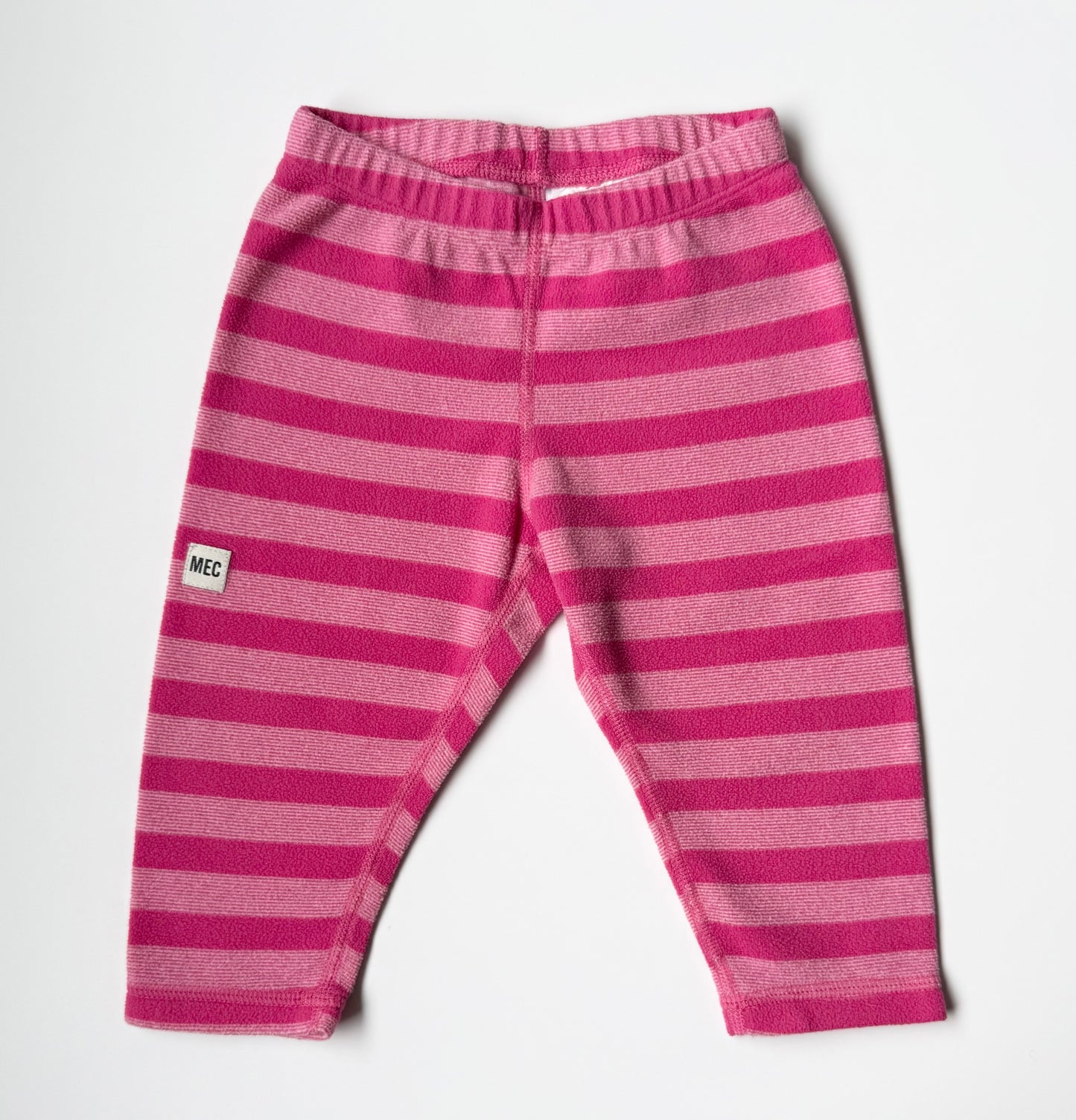 MEC Pink Stripped Fleece Pants (6 Months)