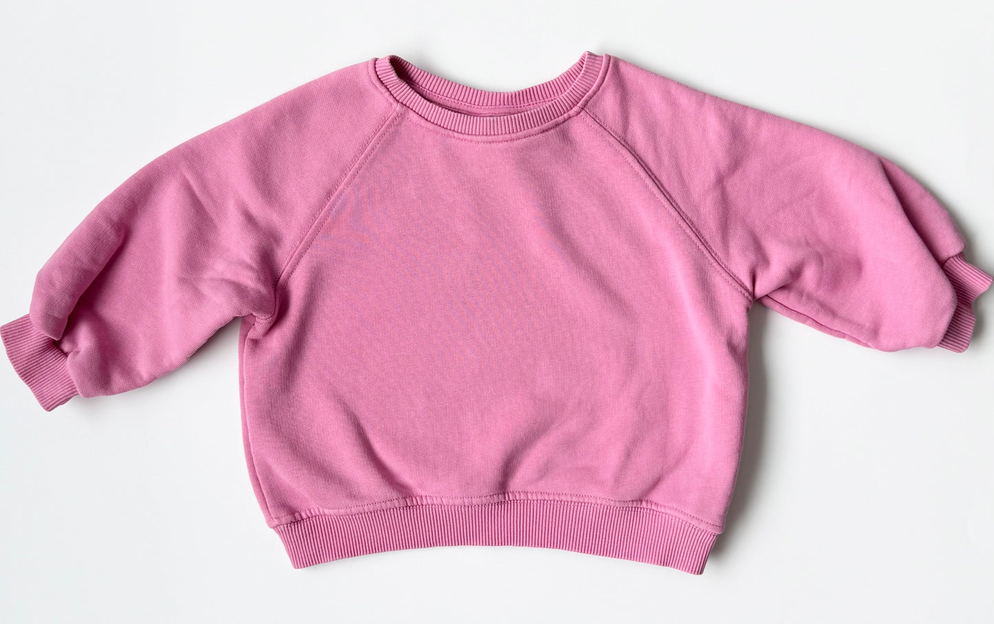 Zara Bubblegum Pink Crewneck Sweater (9-12 Months)