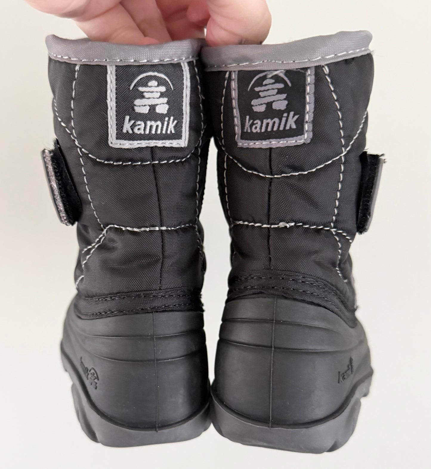 Kamik Snowbug Black & Grey Winter Boots (5)