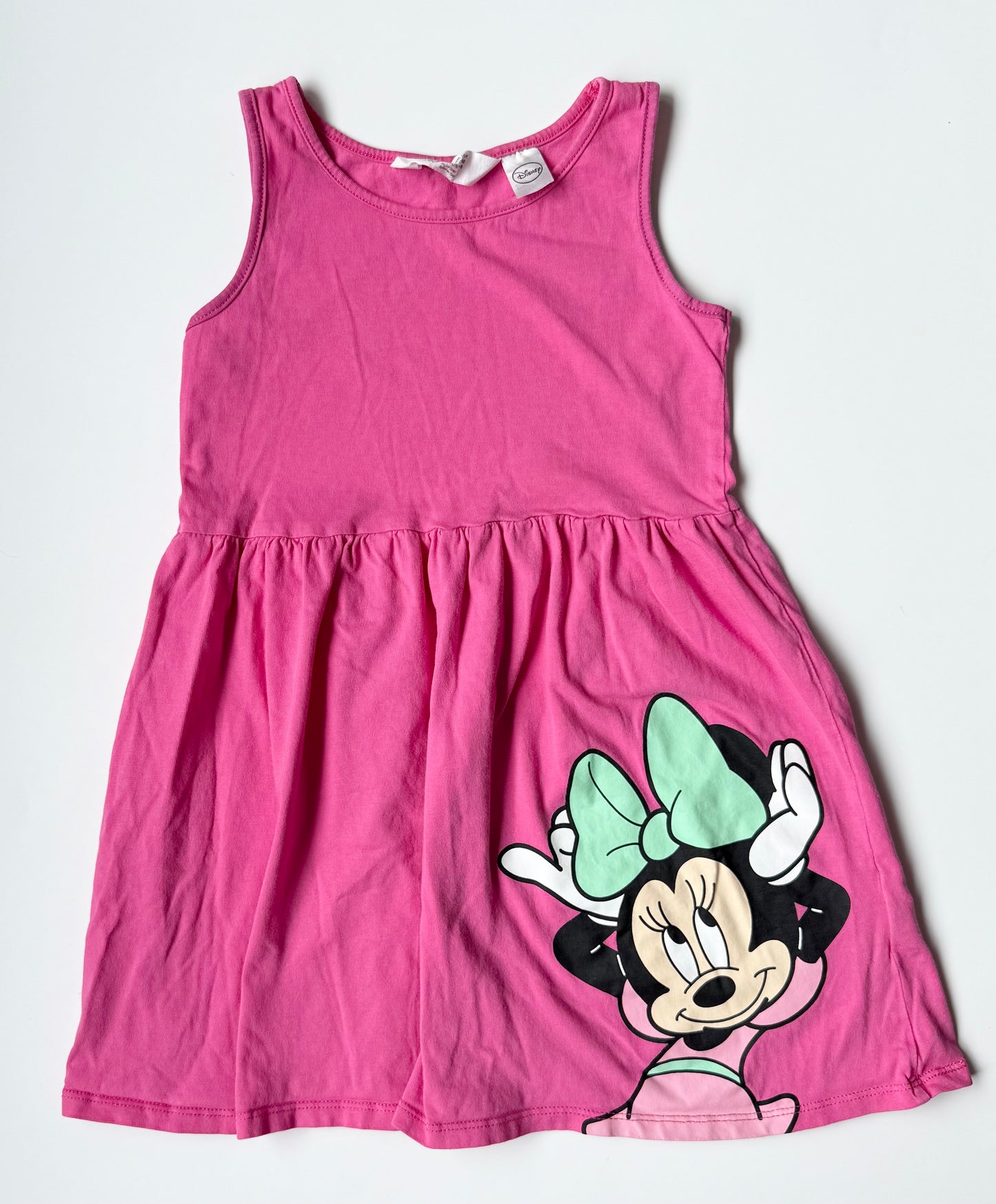 H&M Disney Hot Pink Minnie Mouse Tank Dress (4-6 Years)