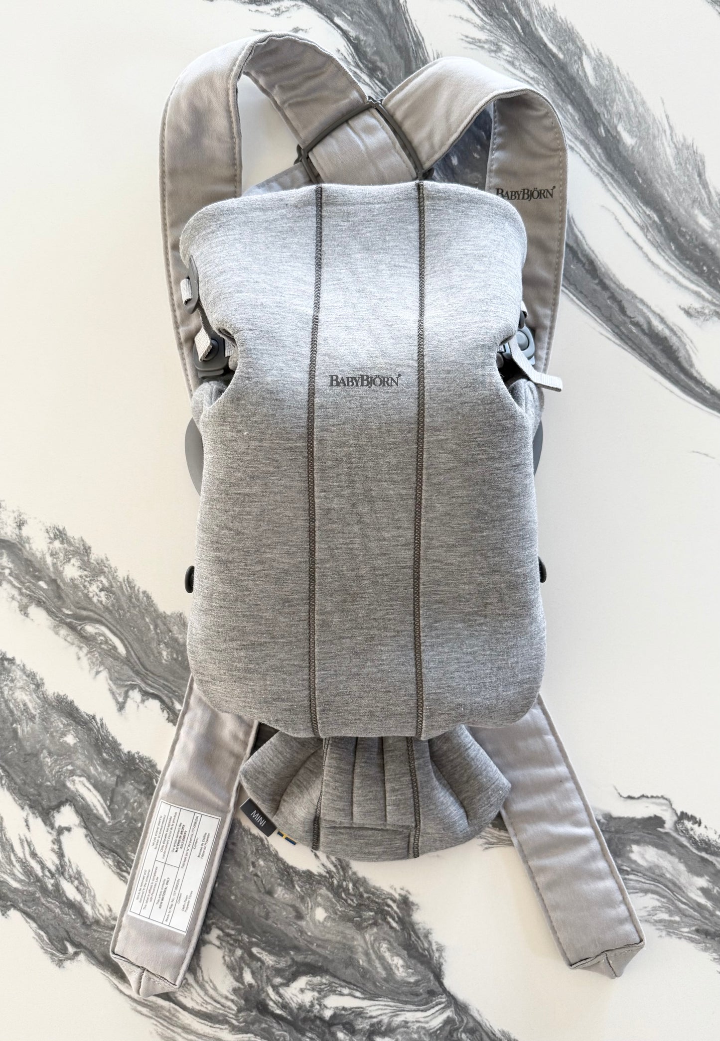 Baby Bjorn Baby Carrier Mini 3D Jersey in Light Grey