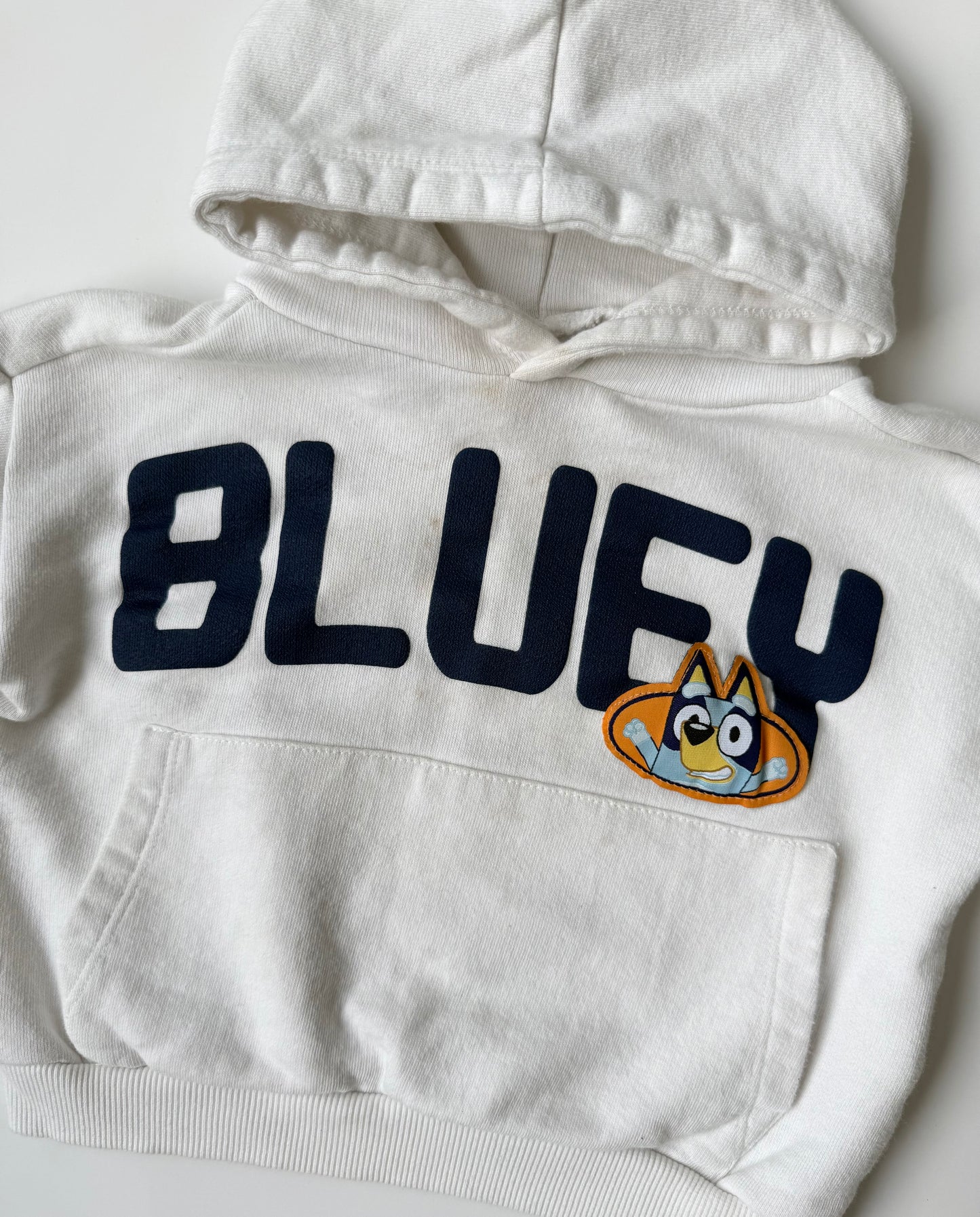 Zara x Bluey White “Bluey” Hoodie (2T)
