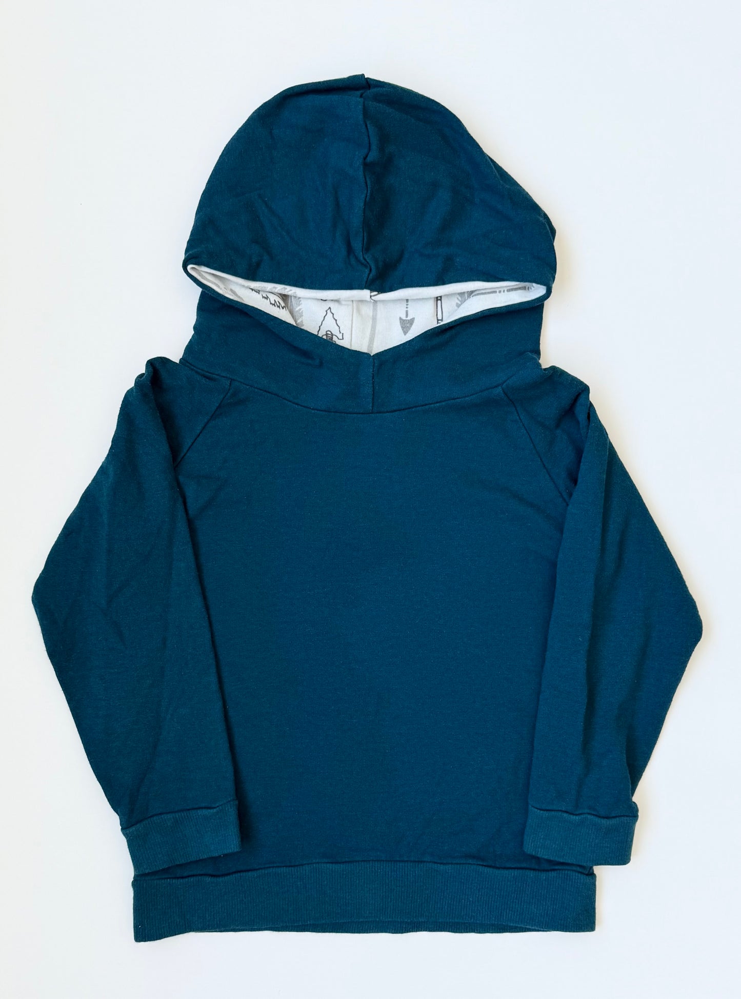 Portage & Main Blue Hooded Long Sleeve (3/4 Years)