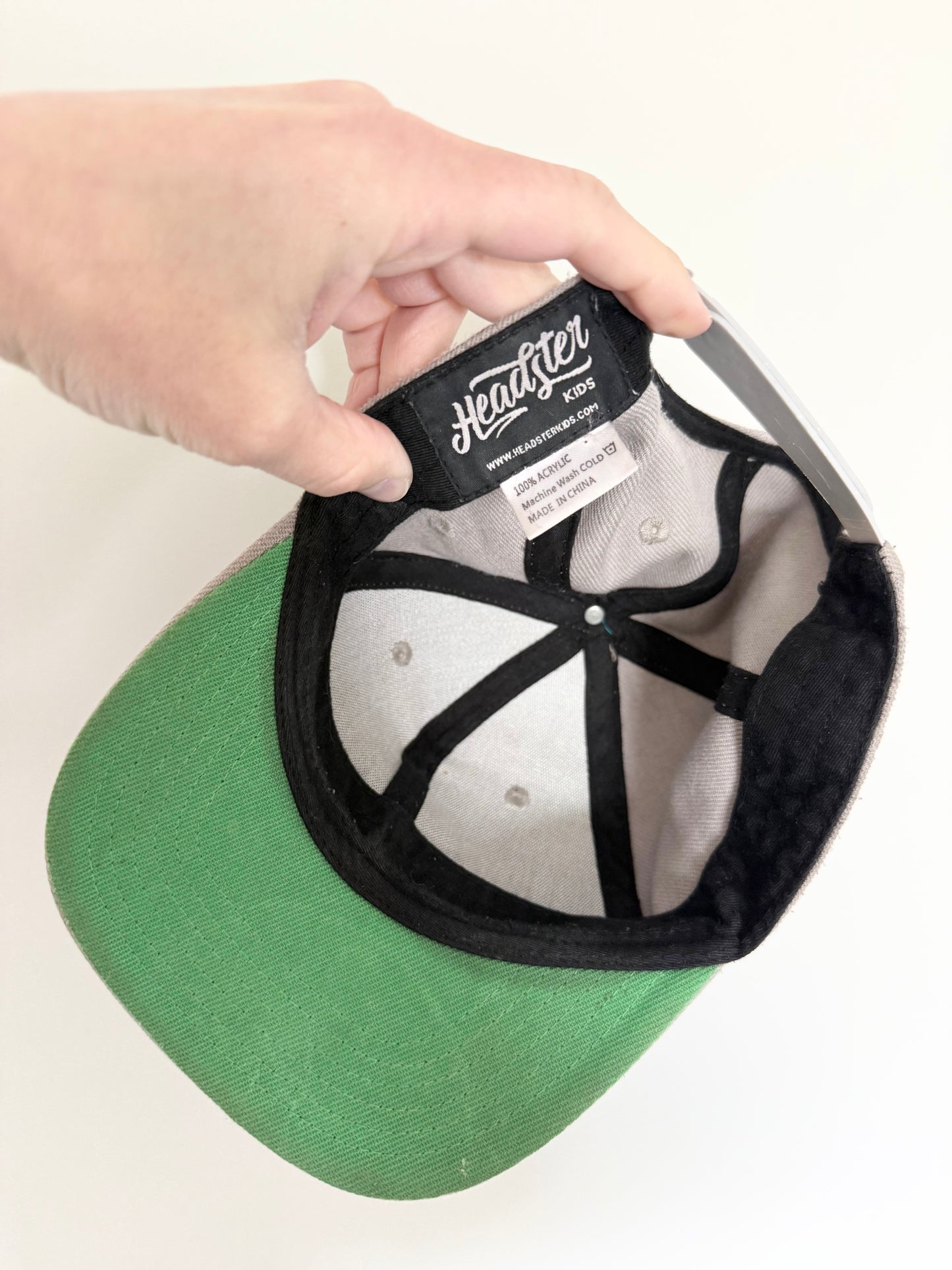 Headster Grey SnapBack Hat (48CM)