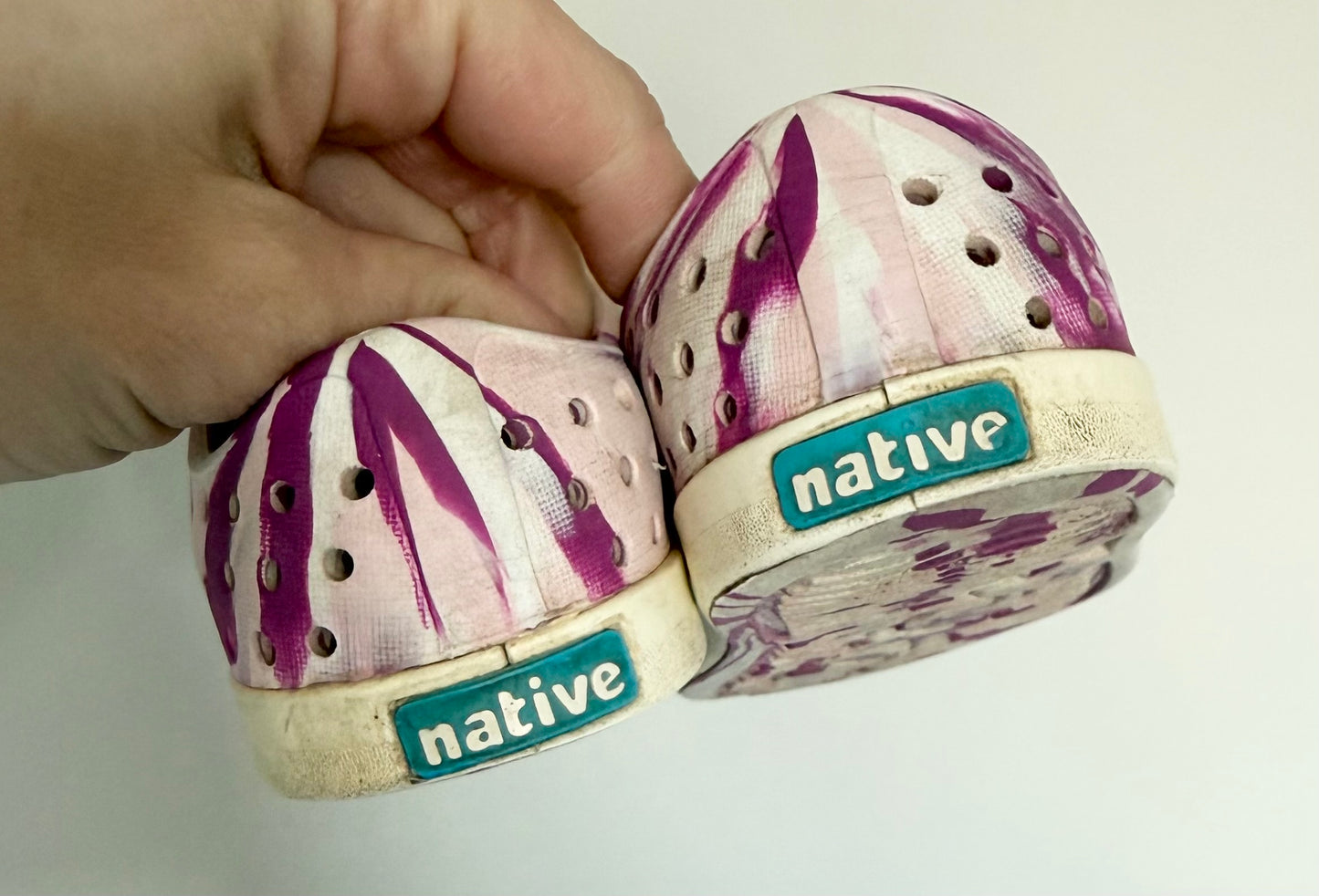 Native Purple Marble Jefferson Slip Ons (7)