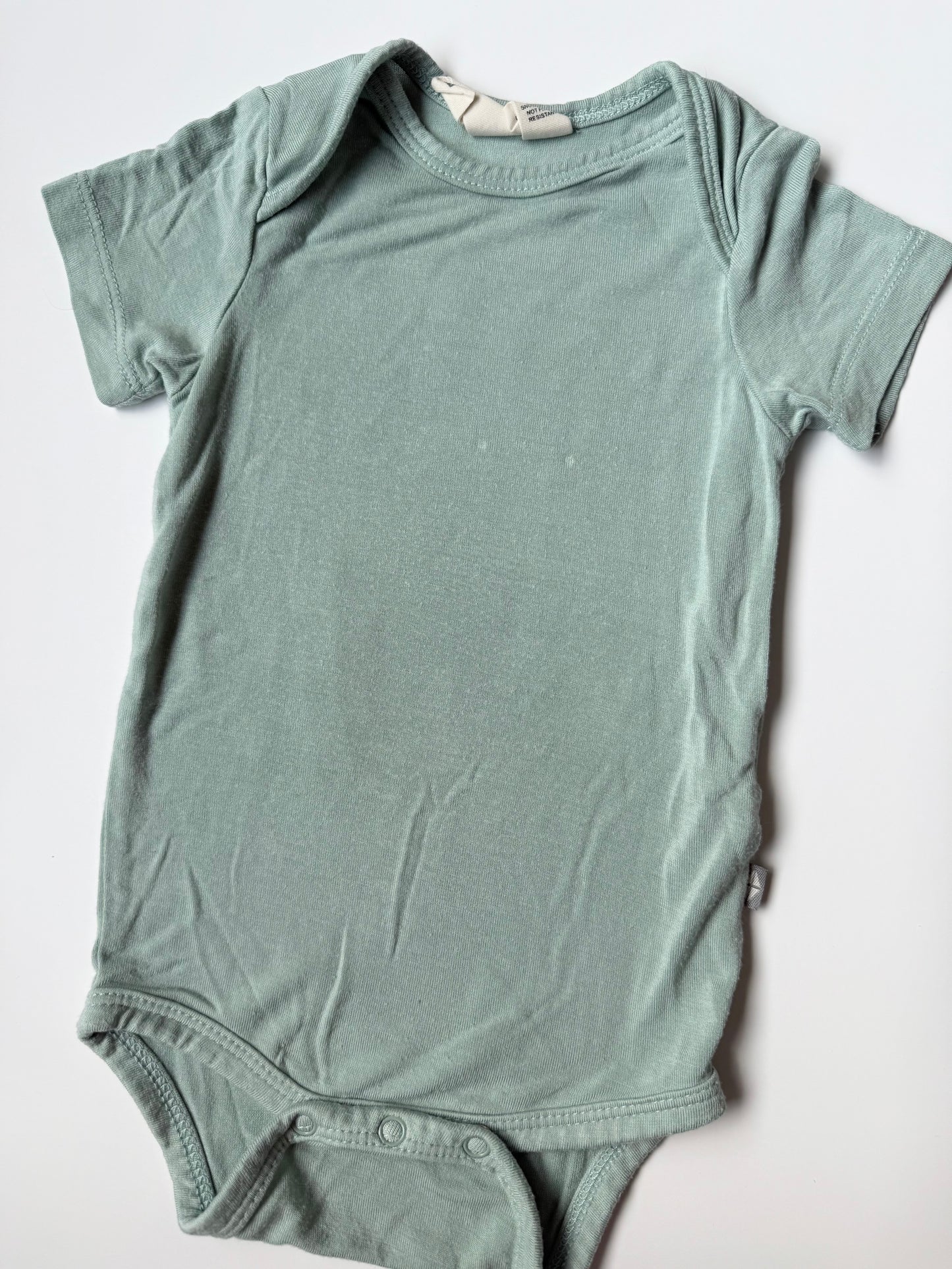 Kyte Sage Short Sleeve Bodysuit (0-3 Months)