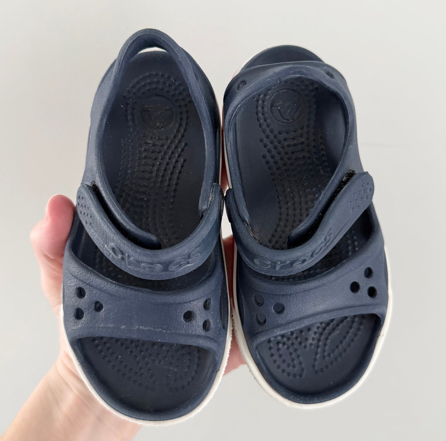 Crocs Navy Crocband ll Sandals (8)