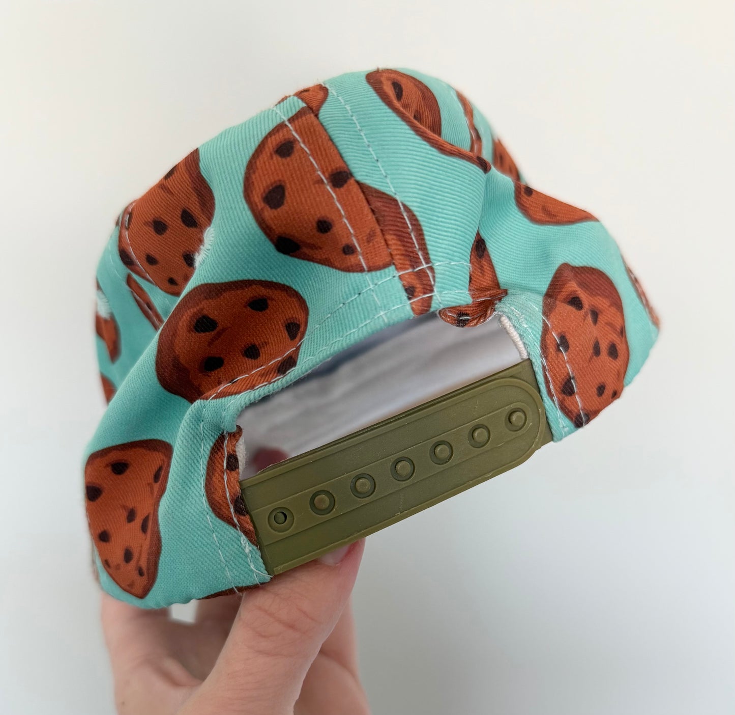 Phoenix Cap Co. Mint & Brown Chocolate Chip Cookies SnapBack Hat (Small - Infant)