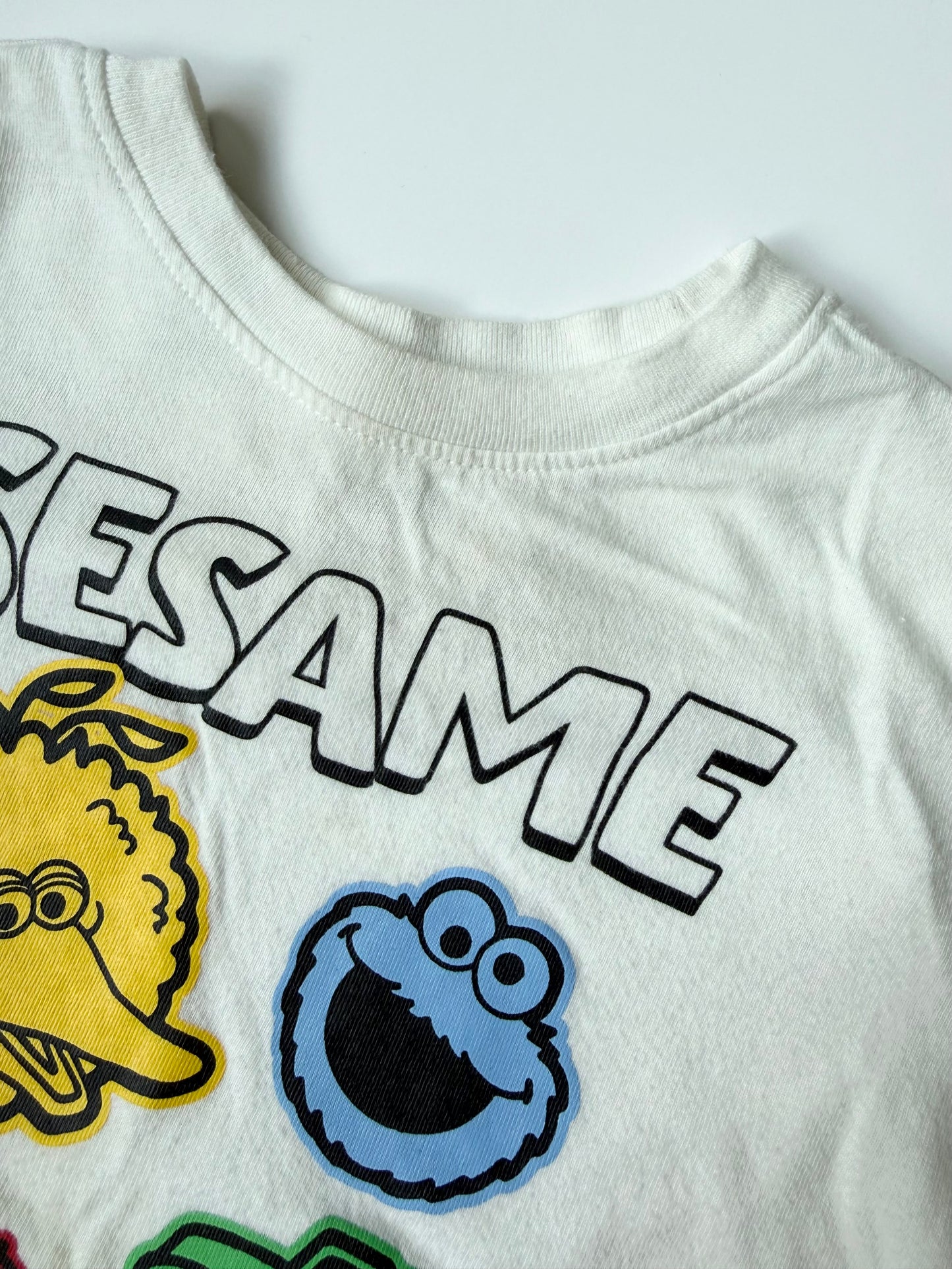 Baby Gap x Sesame Street White Character Heads T-Shirt (2 Years)