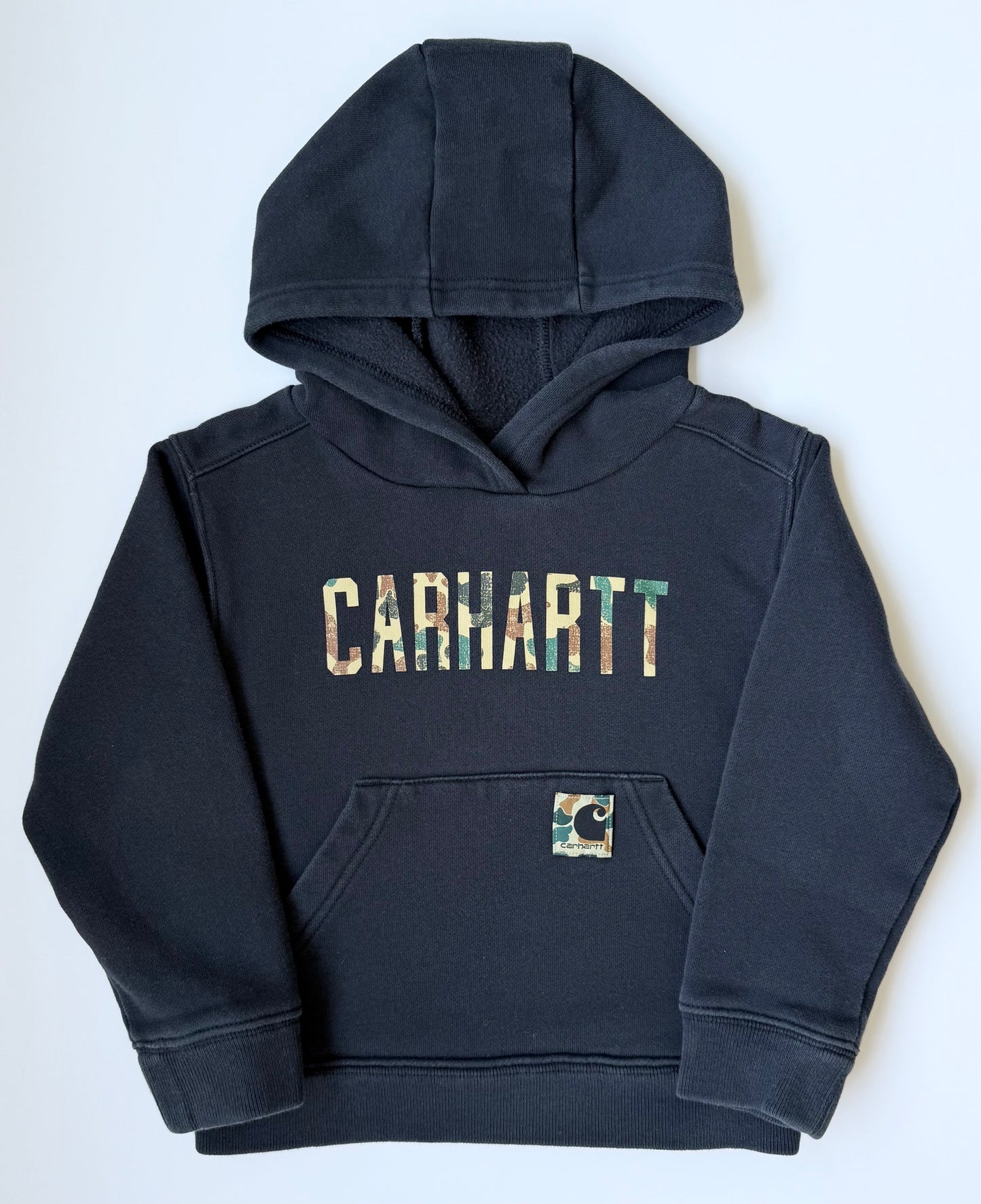 Carhartt Black & Camouflage Print Hoodie (4T)