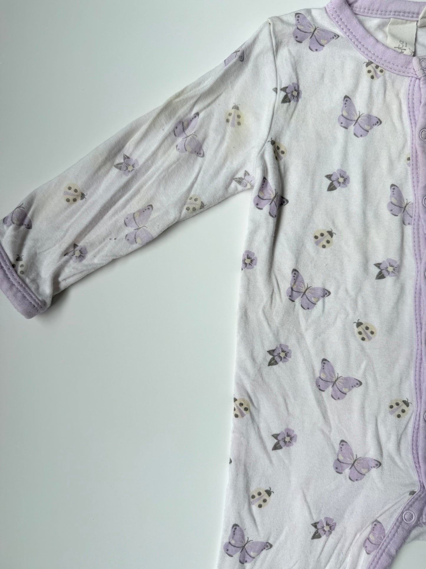 Kyte Flutter Snap Romper (3-6 Months)