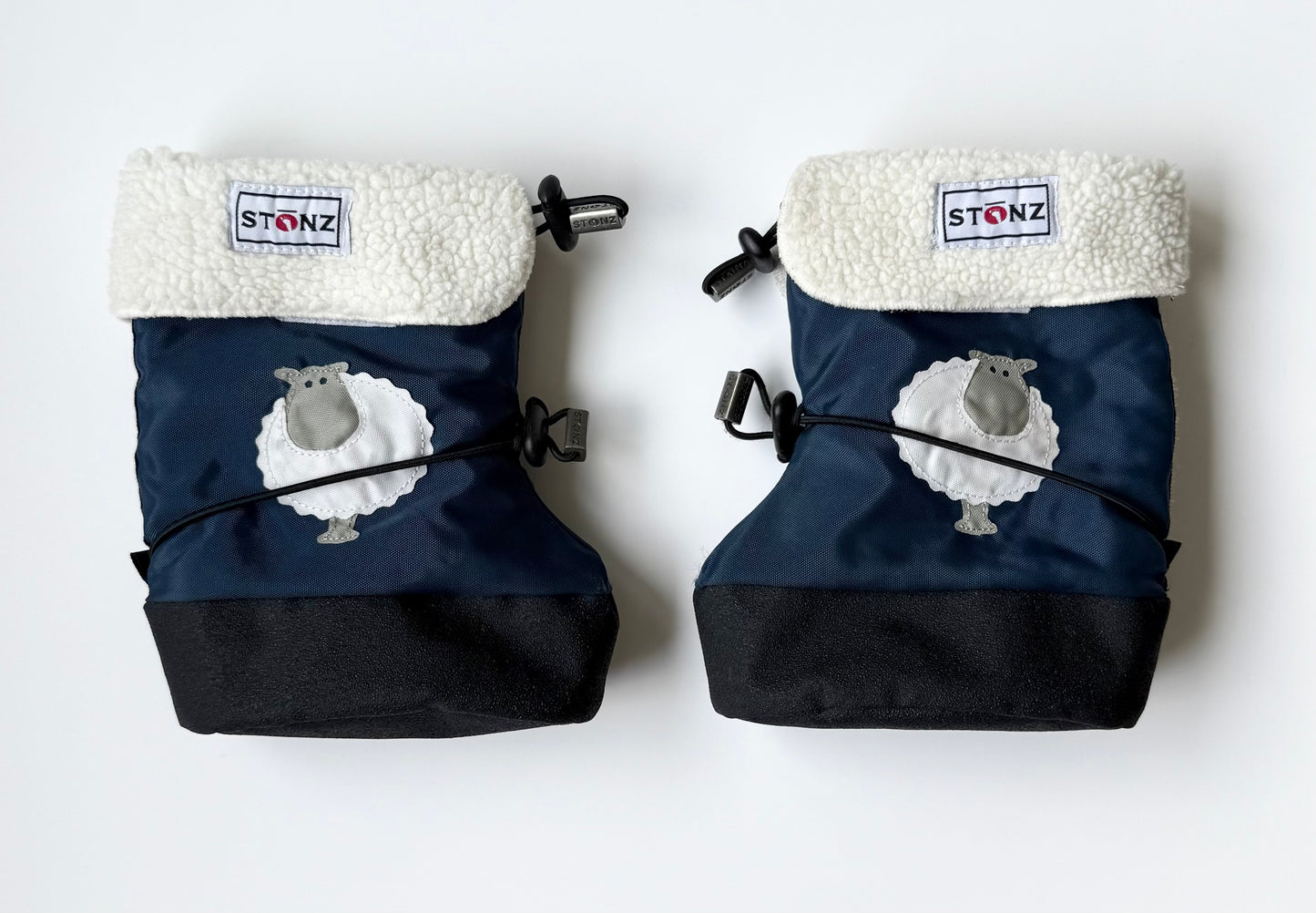 Stonz Blue Sheep Winter Booties - Lined (Large)