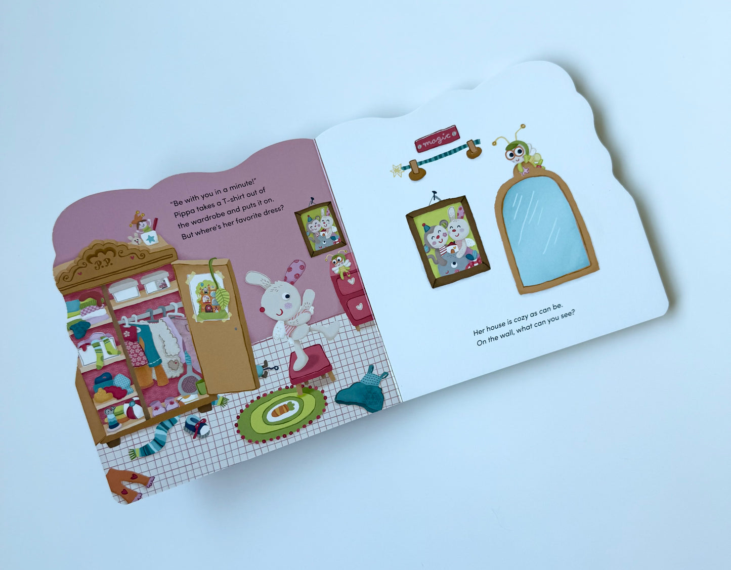 Bababoo and Friends Little Bunny Pippa Gets Dressed All By Herself Board Book