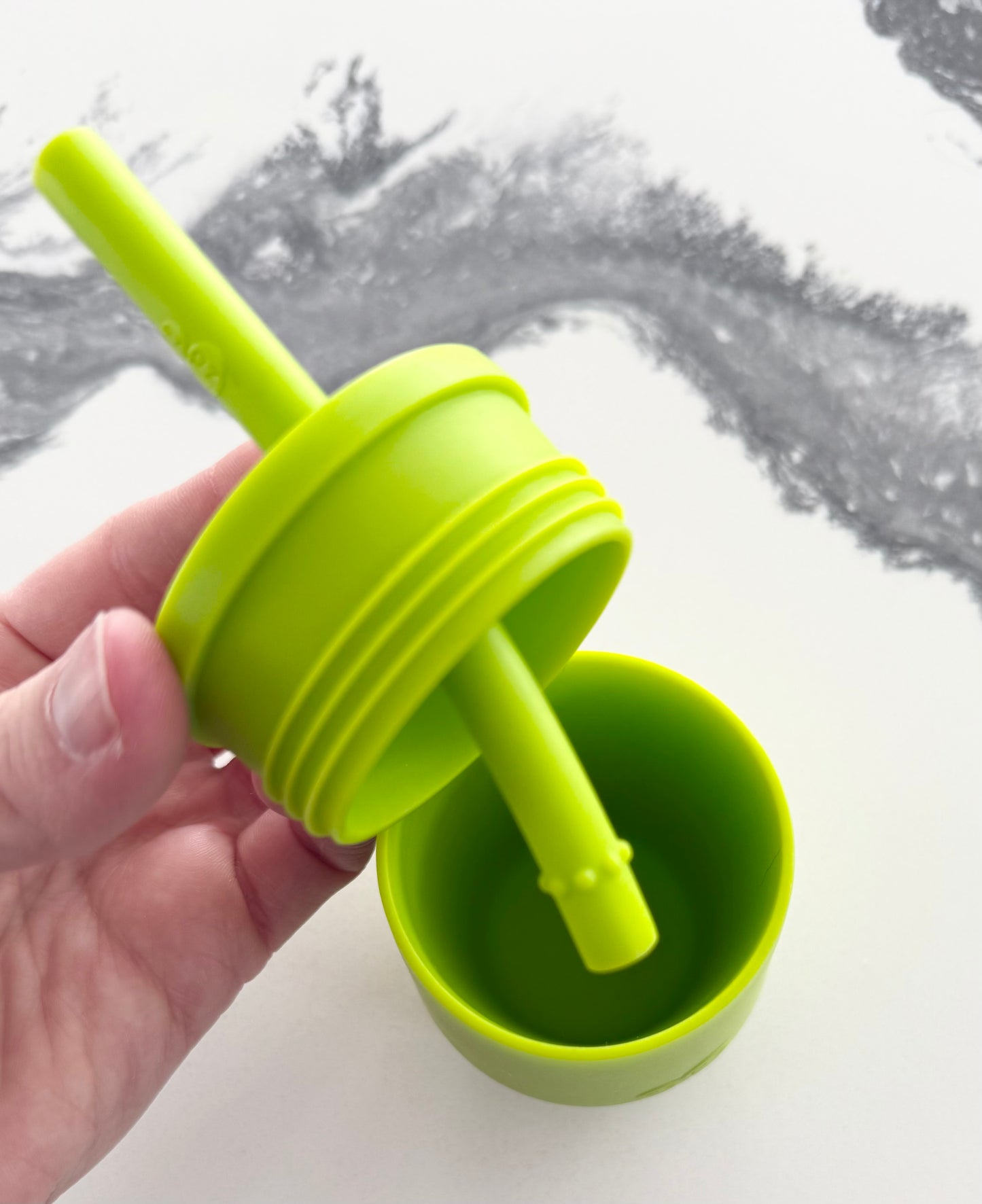 EzPz Mini Cup & Straw Training System in Lime - 4oz