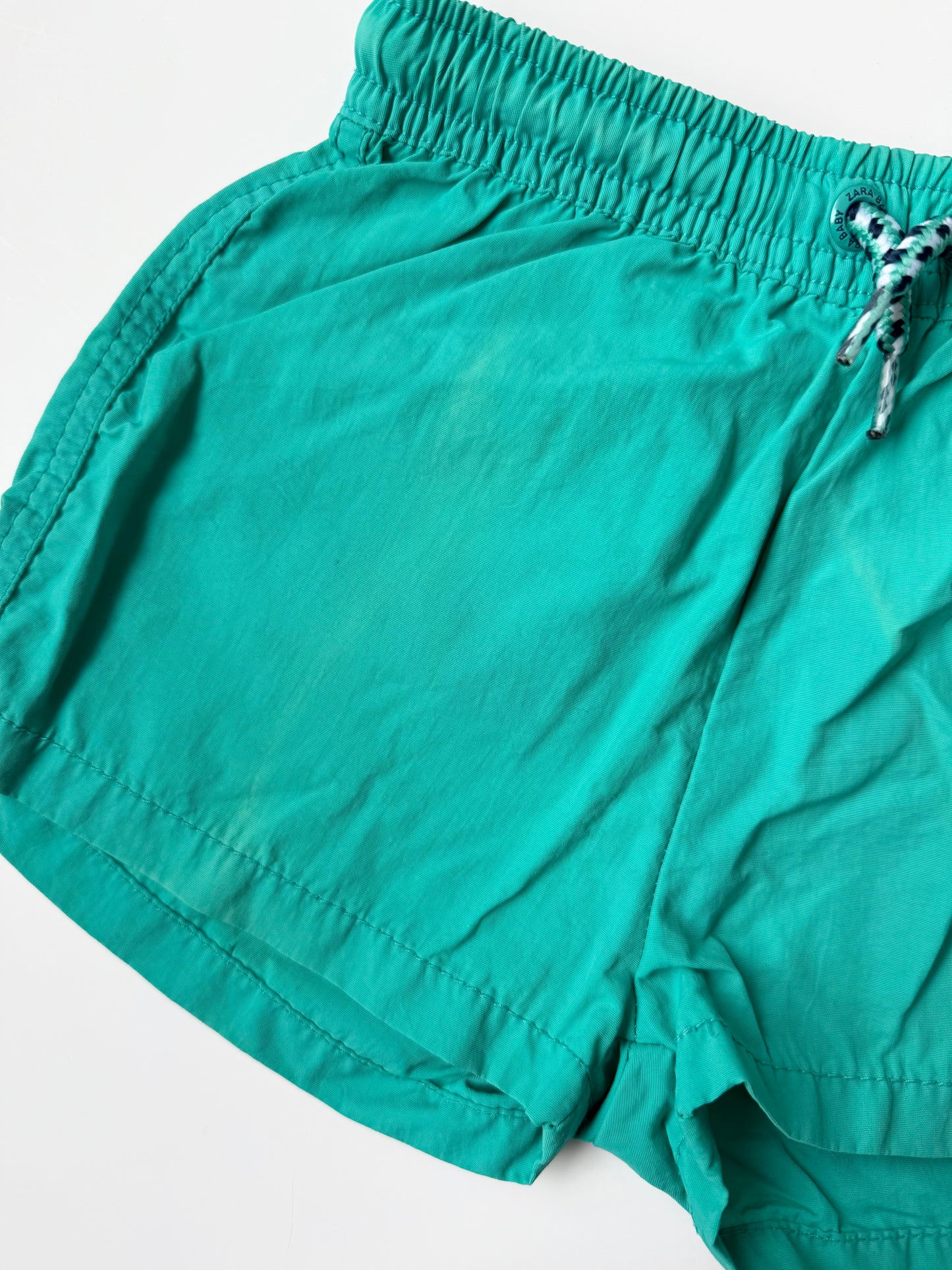 Zara Turquoise Shark Swim Trunks (3-4 Years)