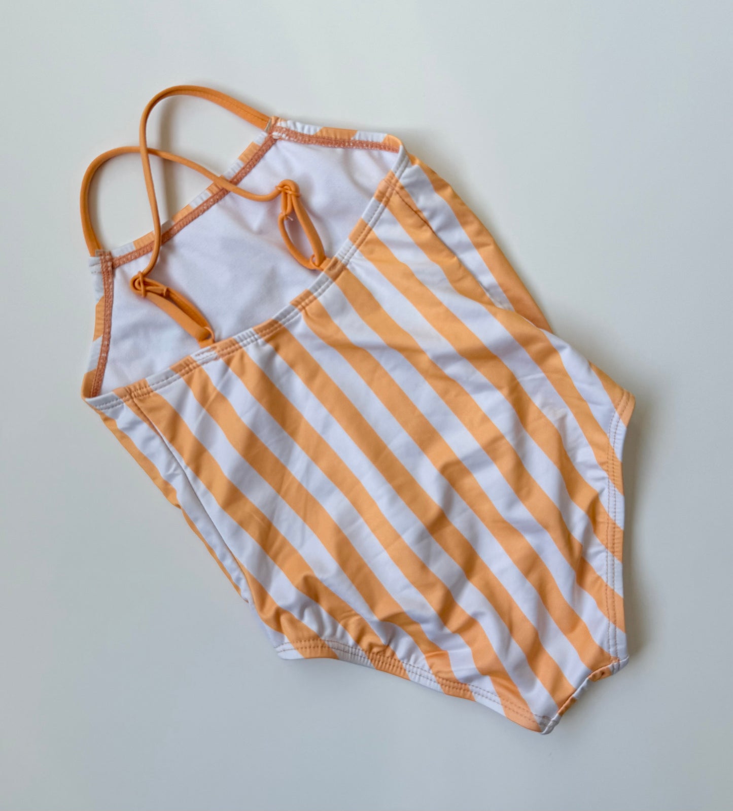 Zara Yellow Stripped Snoopy & Woodstock One Piece Swimsuit (2-3 Years)