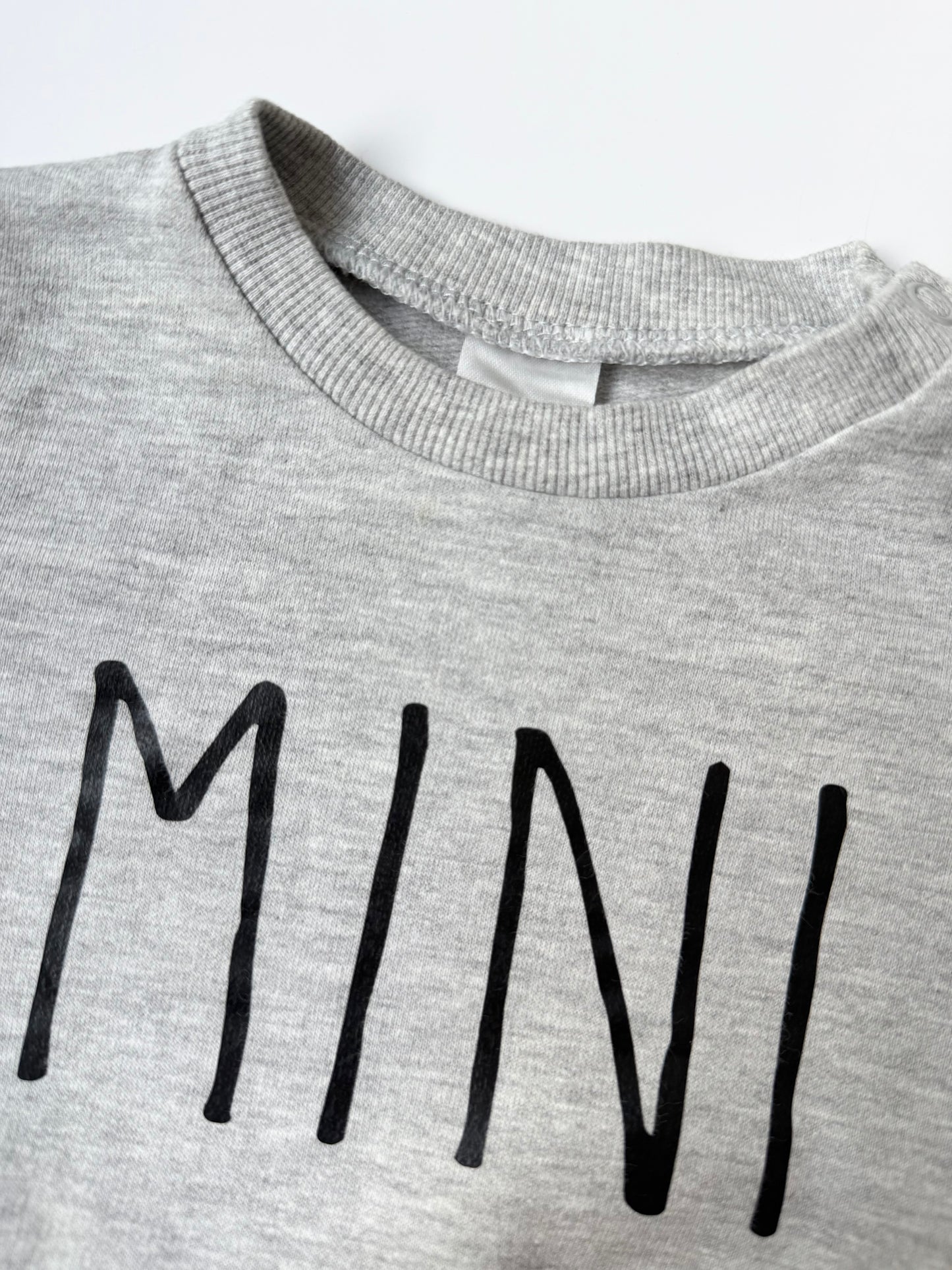 H&M Grey “Mini” Sweater (1-2 Months)