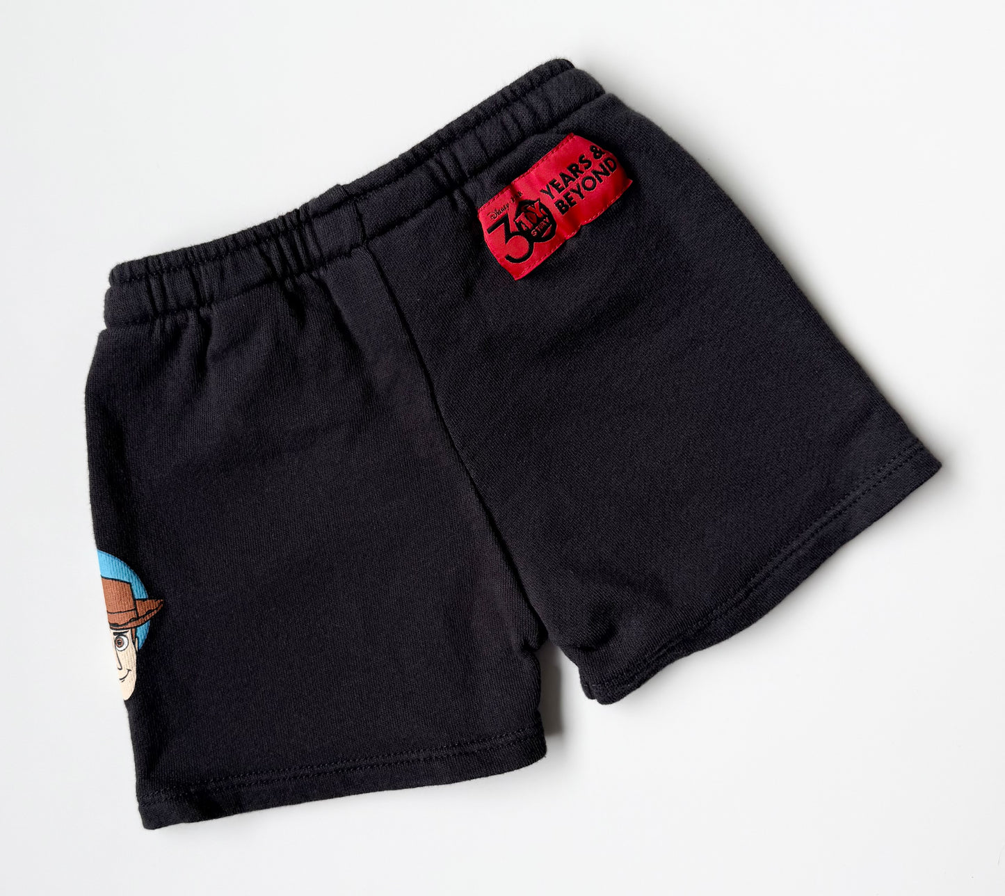 Zara x Disney Pixar Toy Story Black Sweat Shorts (18 Months)