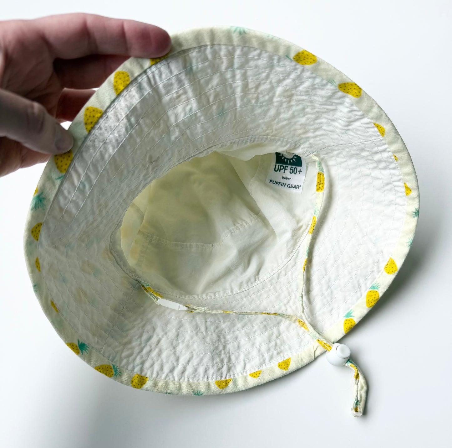 Puffin Gear Yellow Pineapples Sun Hat (6-12 Months)