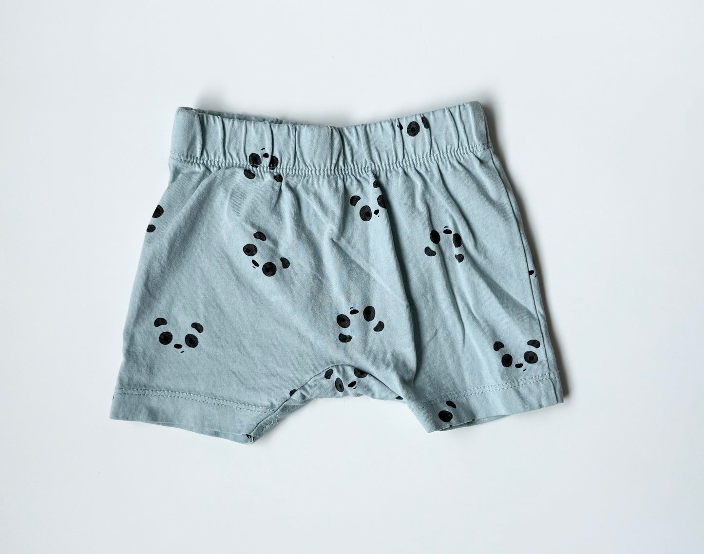 H&M Blue Panda Shorts (1-2 Months)