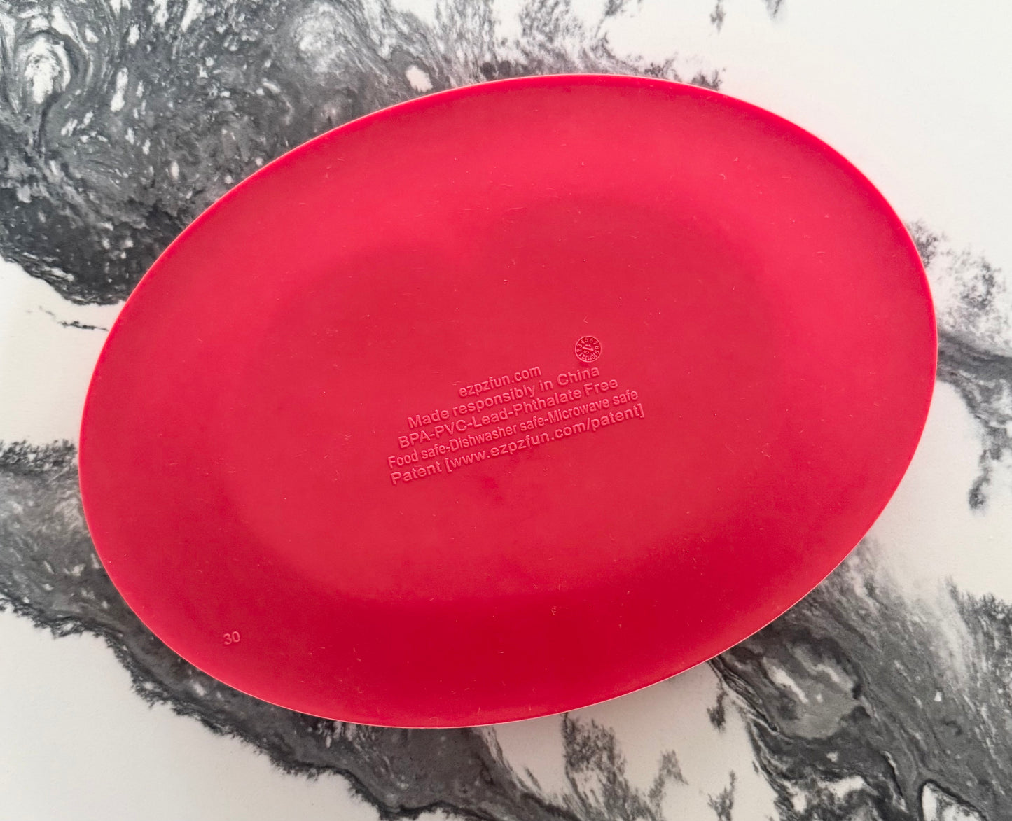 EzPz Mini Mat Suction Plate in Coral