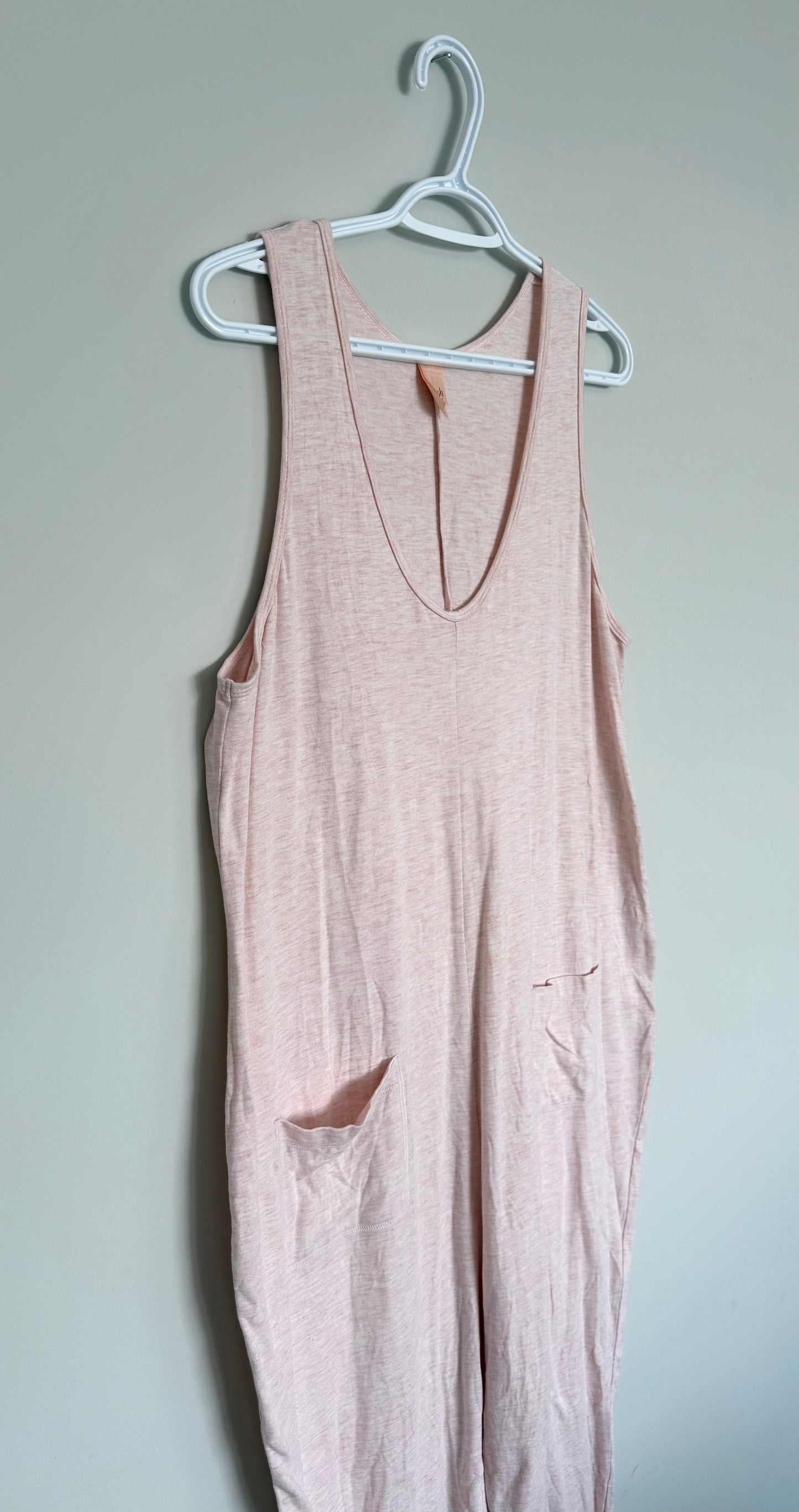 Women’s Smash + Tess Saturday Romper in Heathered Pink (Large)