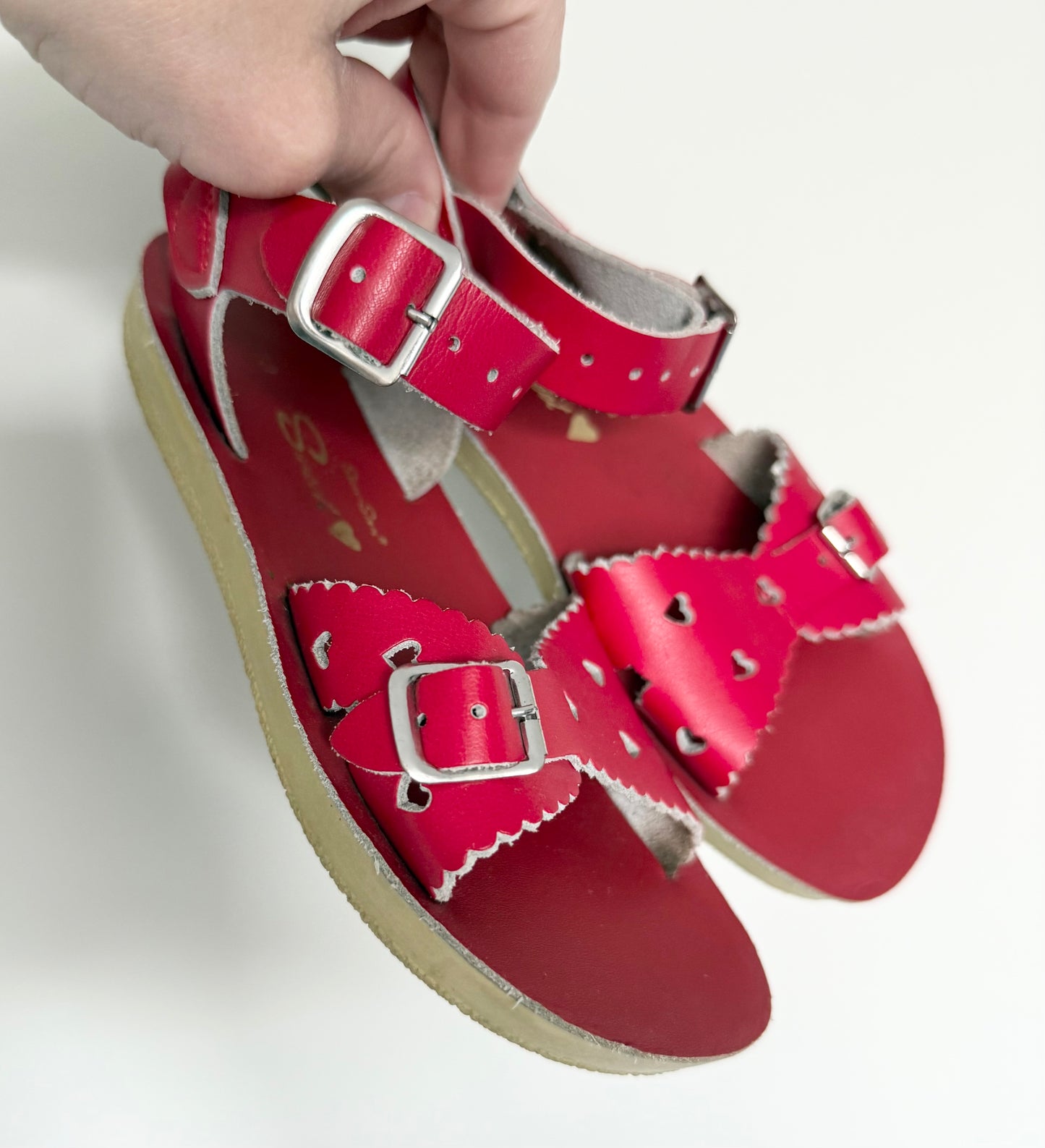 Salt Water Sweetheart Sandals - Red (10)