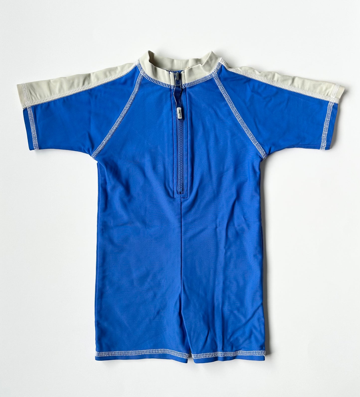 L.LBean Blue Rashguard Swimsuit (6-12 Months)