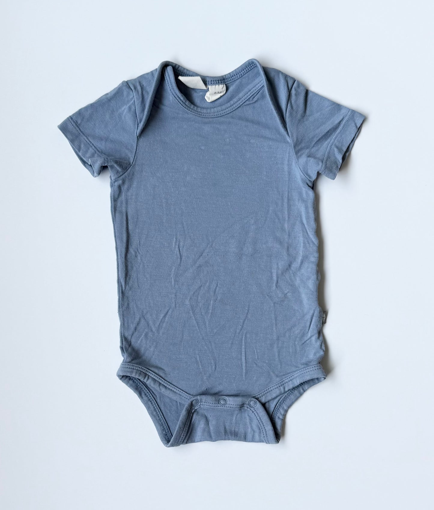Kyte Slate Short Sleeve Bodysuit (0-3 Months)