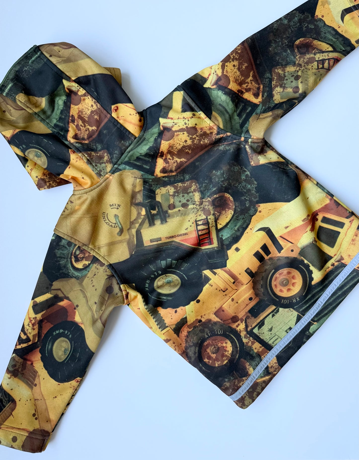 Spirit Of Movement Please Mum Construction Vehicles Fleece Lined Jacket (2 Years)