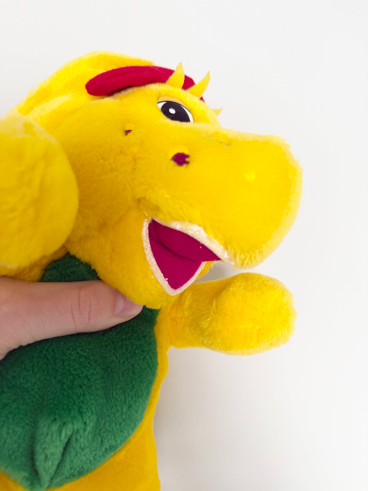 Vintage Barney & Friends BJ The Dinosaur Yellow Plush
