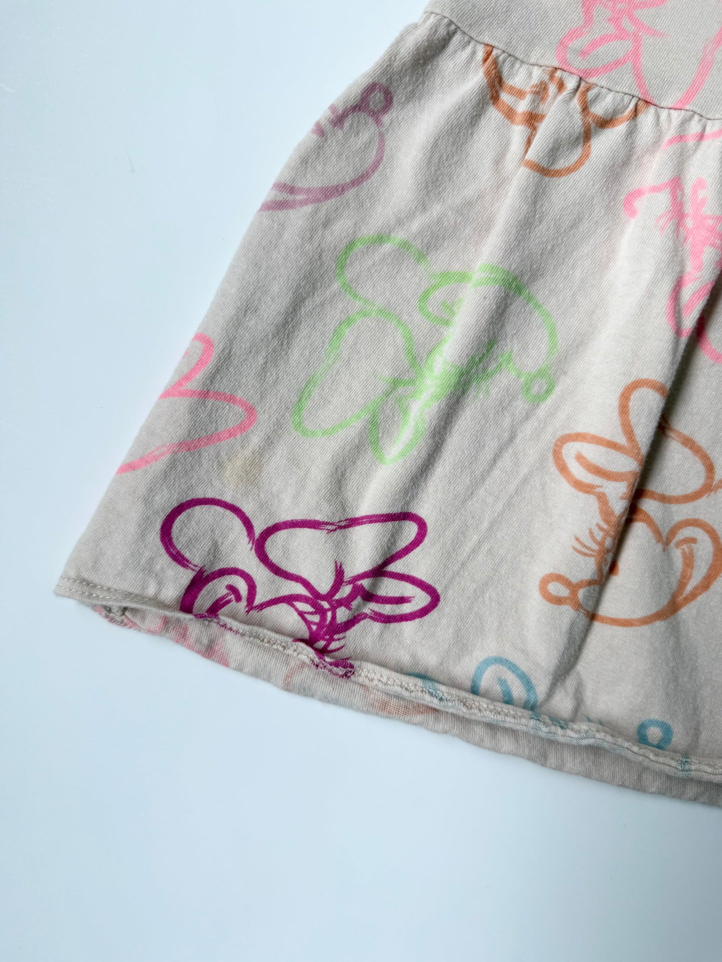 Baby Gap Disney Colorful Minnie Mouse Sleeveless Peplum Top (4T)