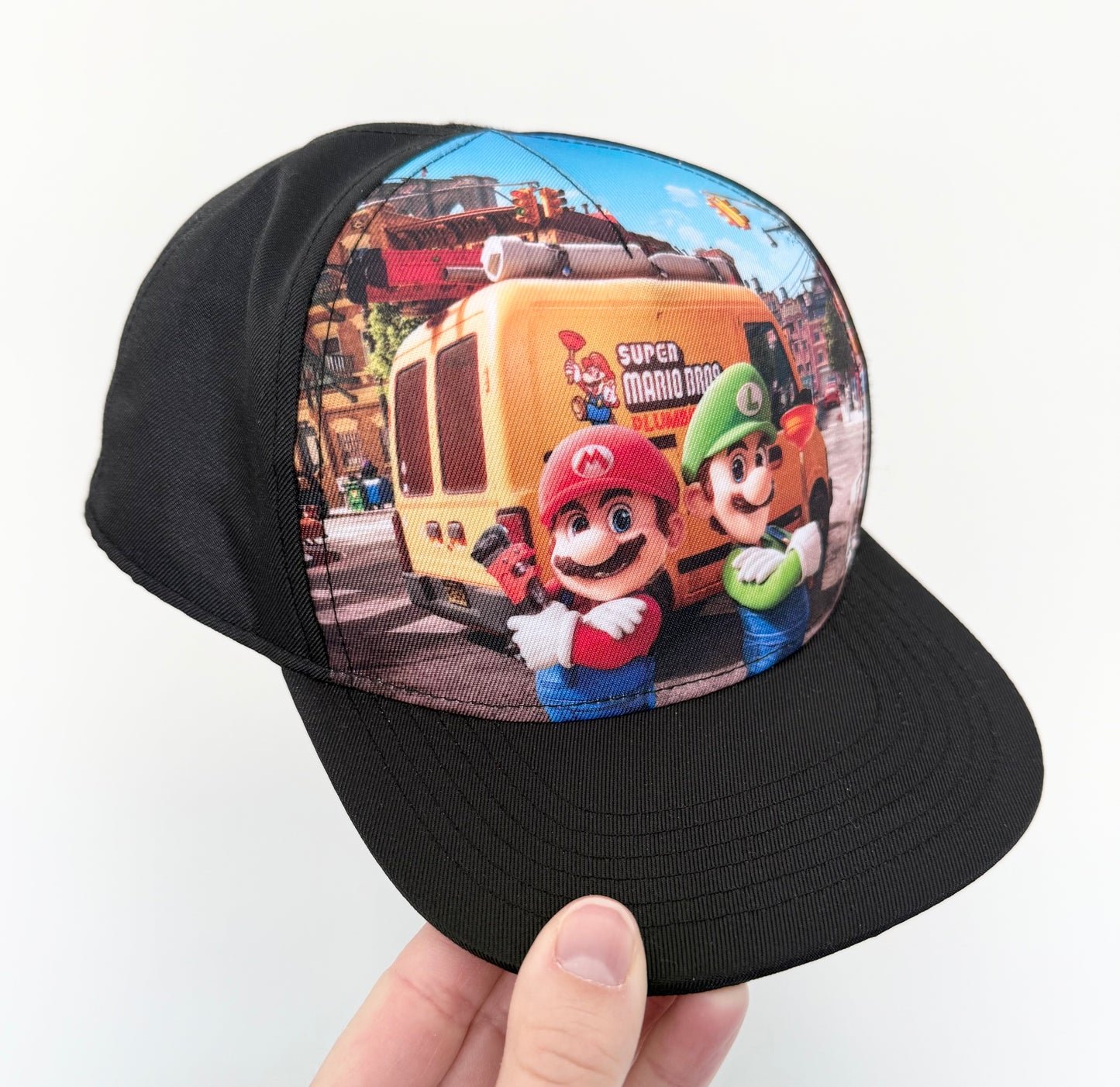 H&M Super Mario Brothers Black SnapBack Hat (2-6 Years)