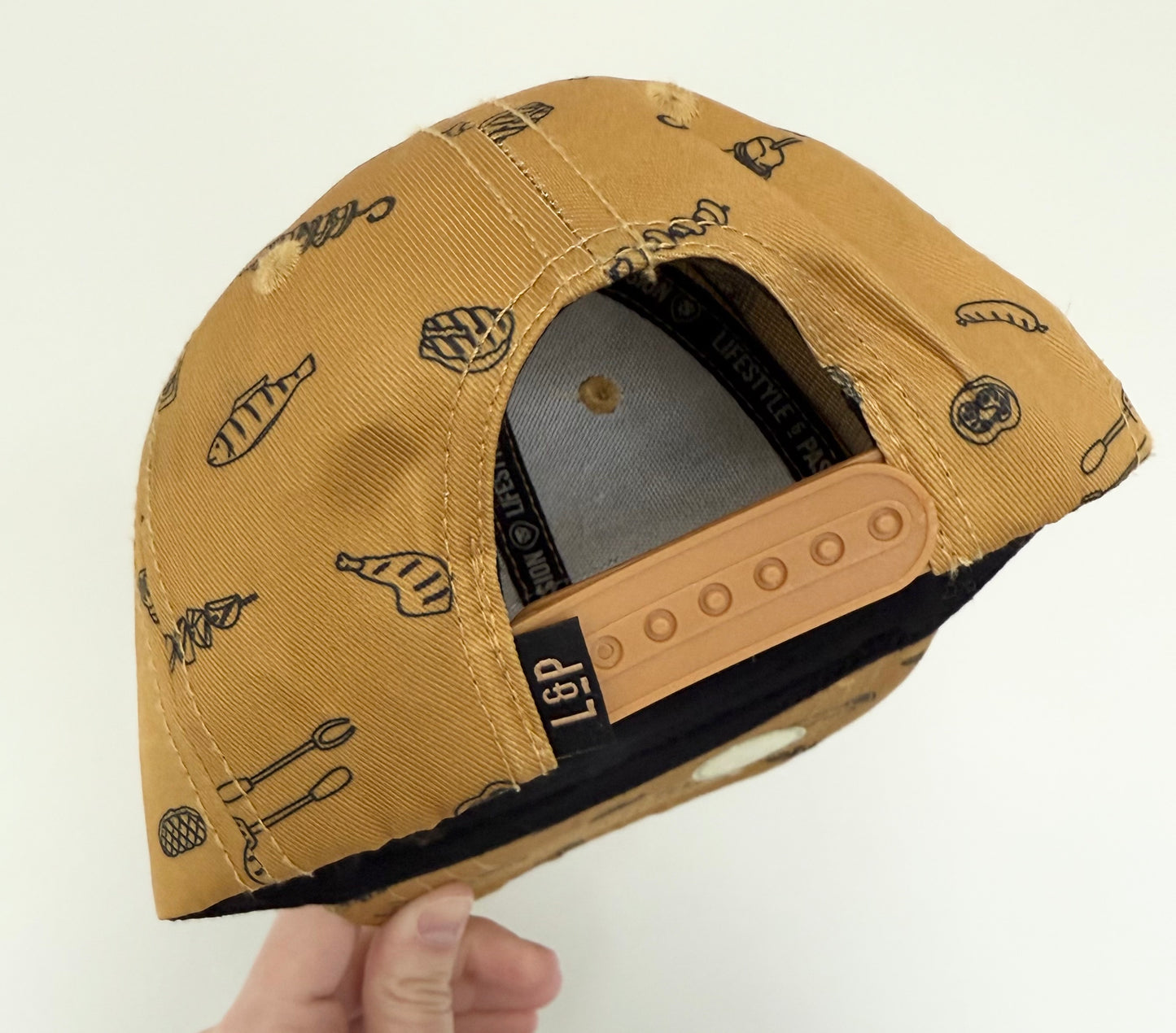 LP Apparel Mustard BBQ SnapBack Hat (6-24 Months)