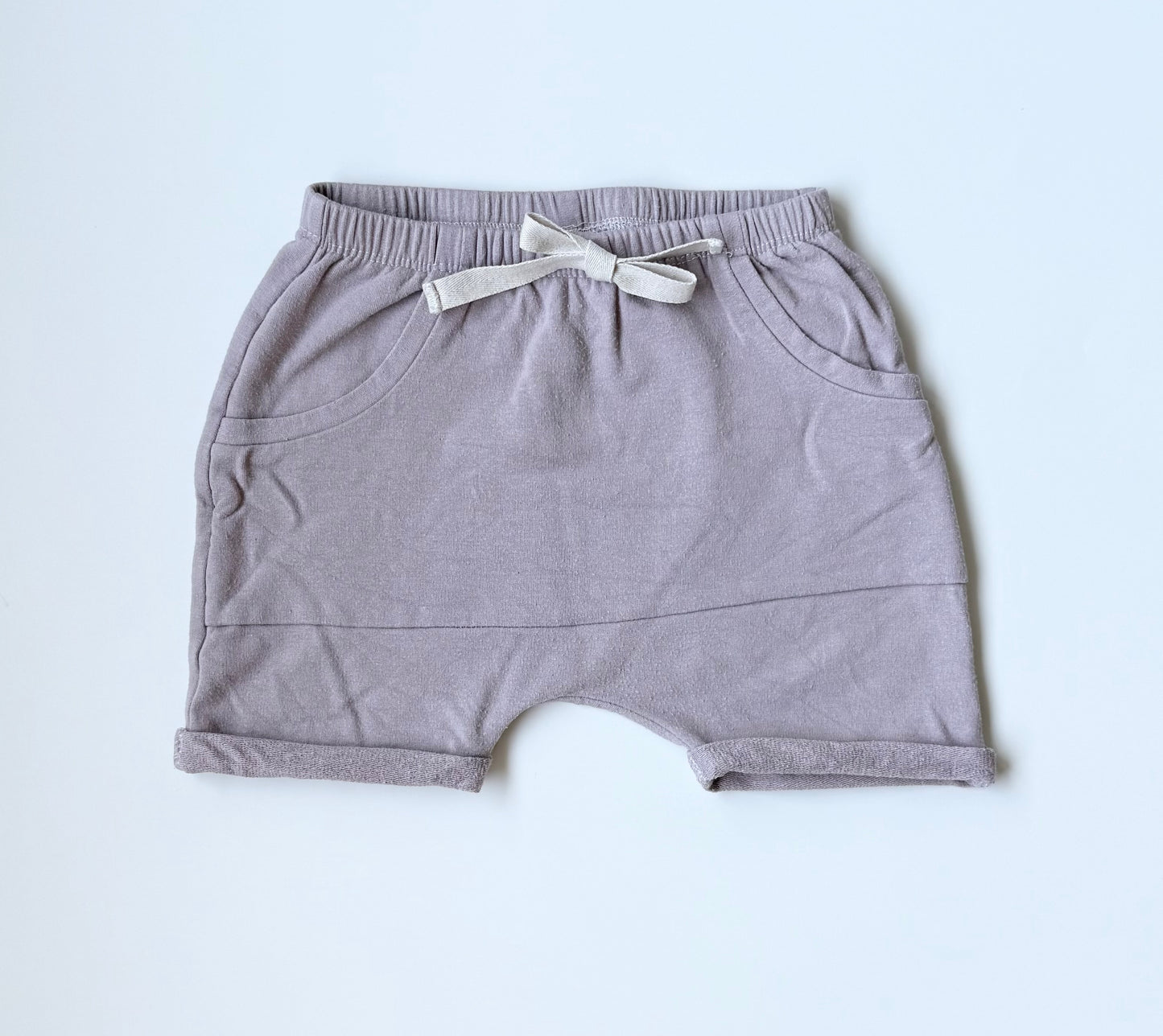 Posh & Cozy Lavender Jogger Shorts (2T)