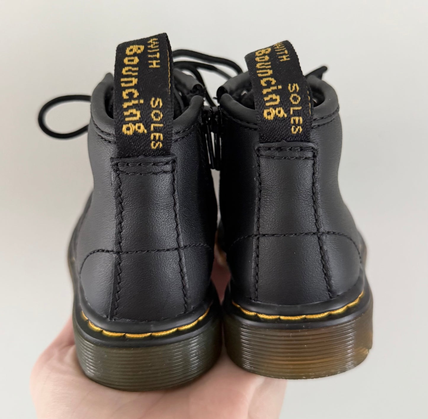 Doc Marten 1460 Softy Black Leather Lace Up Boots (4)