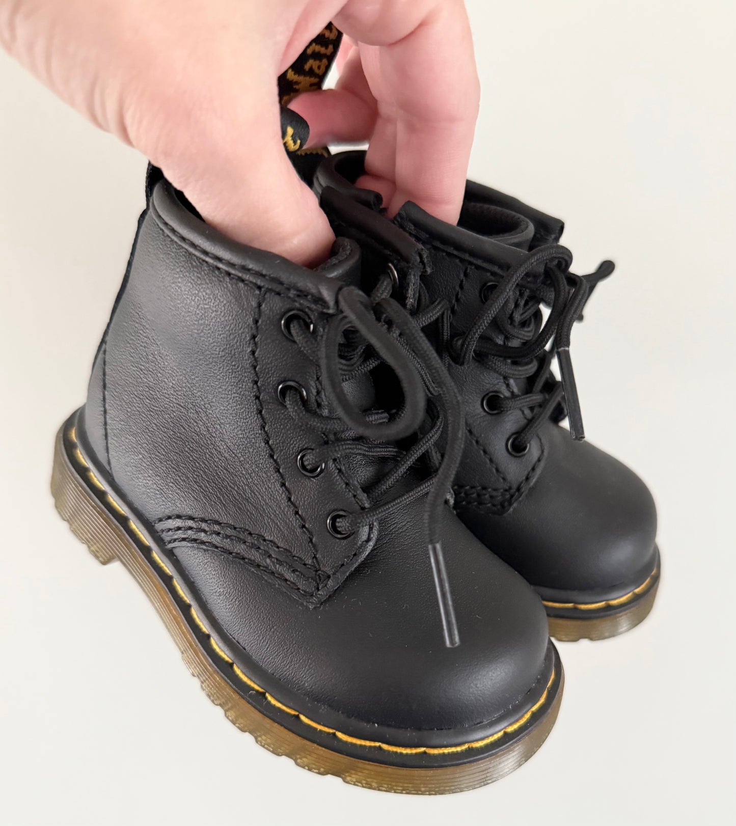 Doc Marten 1460 Softy Black Leather Lace Up Boots (4)