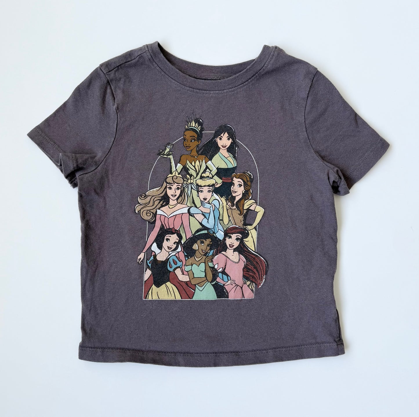 Old Navy Disney Grey/Purple Princess T-Shirt (3T)
