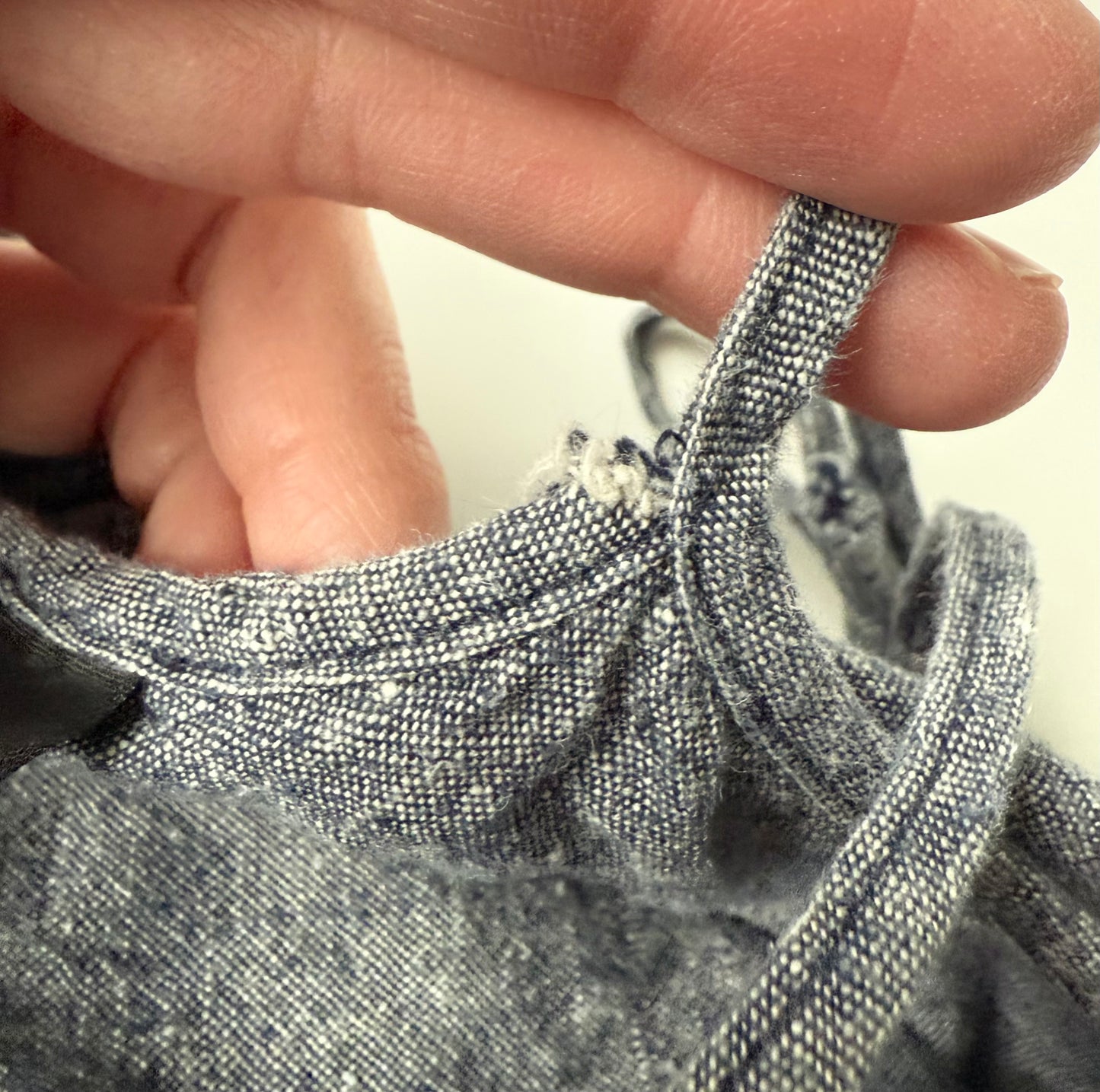 VonBon Dark Grey/Blue Tank Dress (12-18 Months)