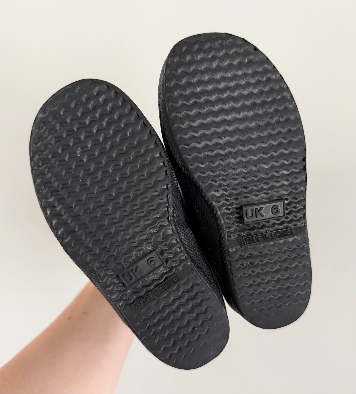 Hunter Black Rubber Boots (UK6)