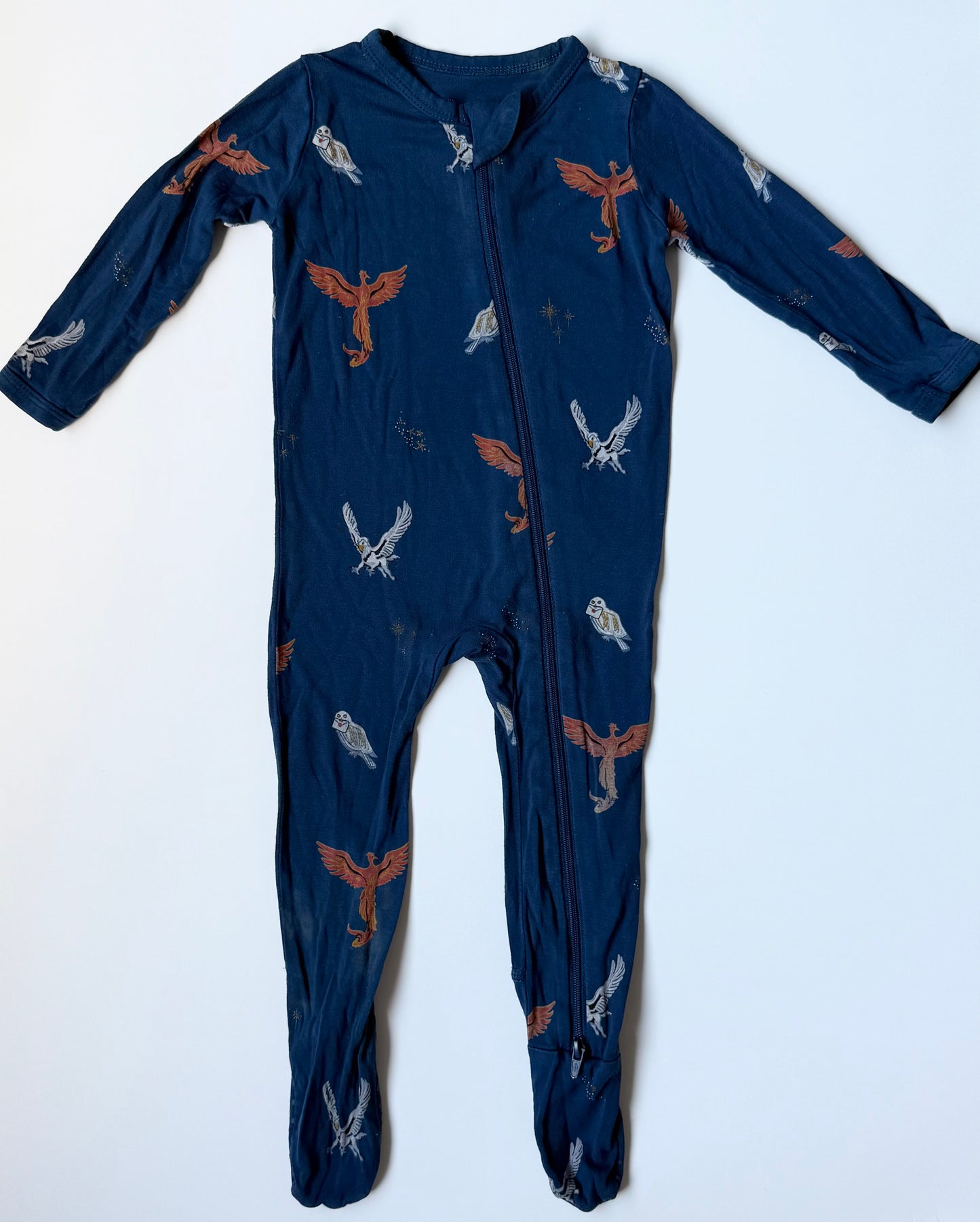 Kyte x Harry Potter Flight Zipper Footie Sleeper (6-12 Months)