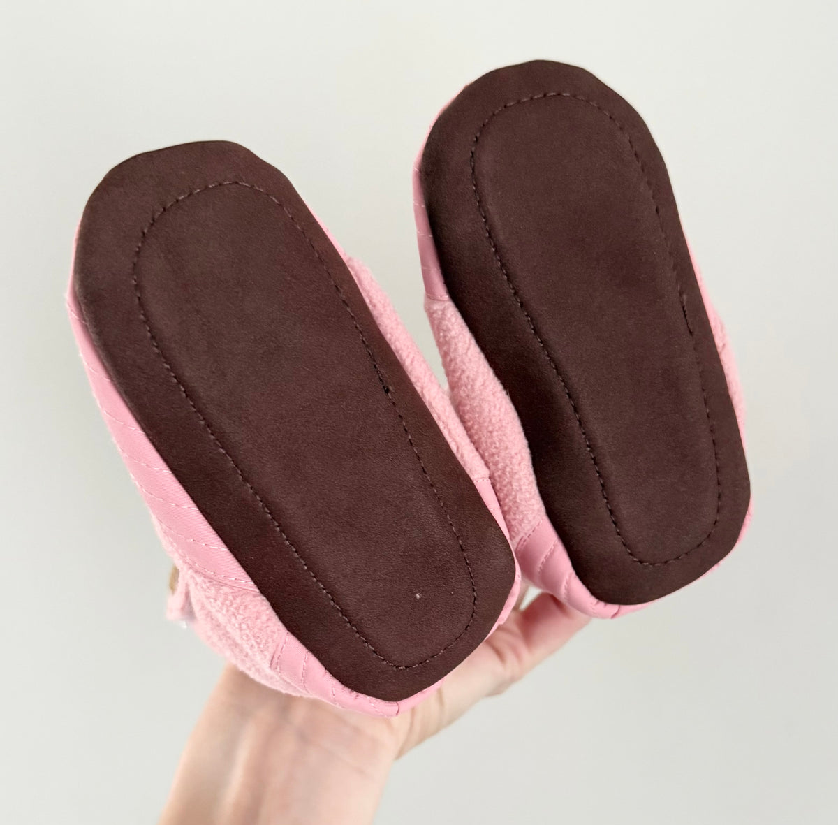 Jan & Jul Stay-Put Pink Cozy Booties (3/4)