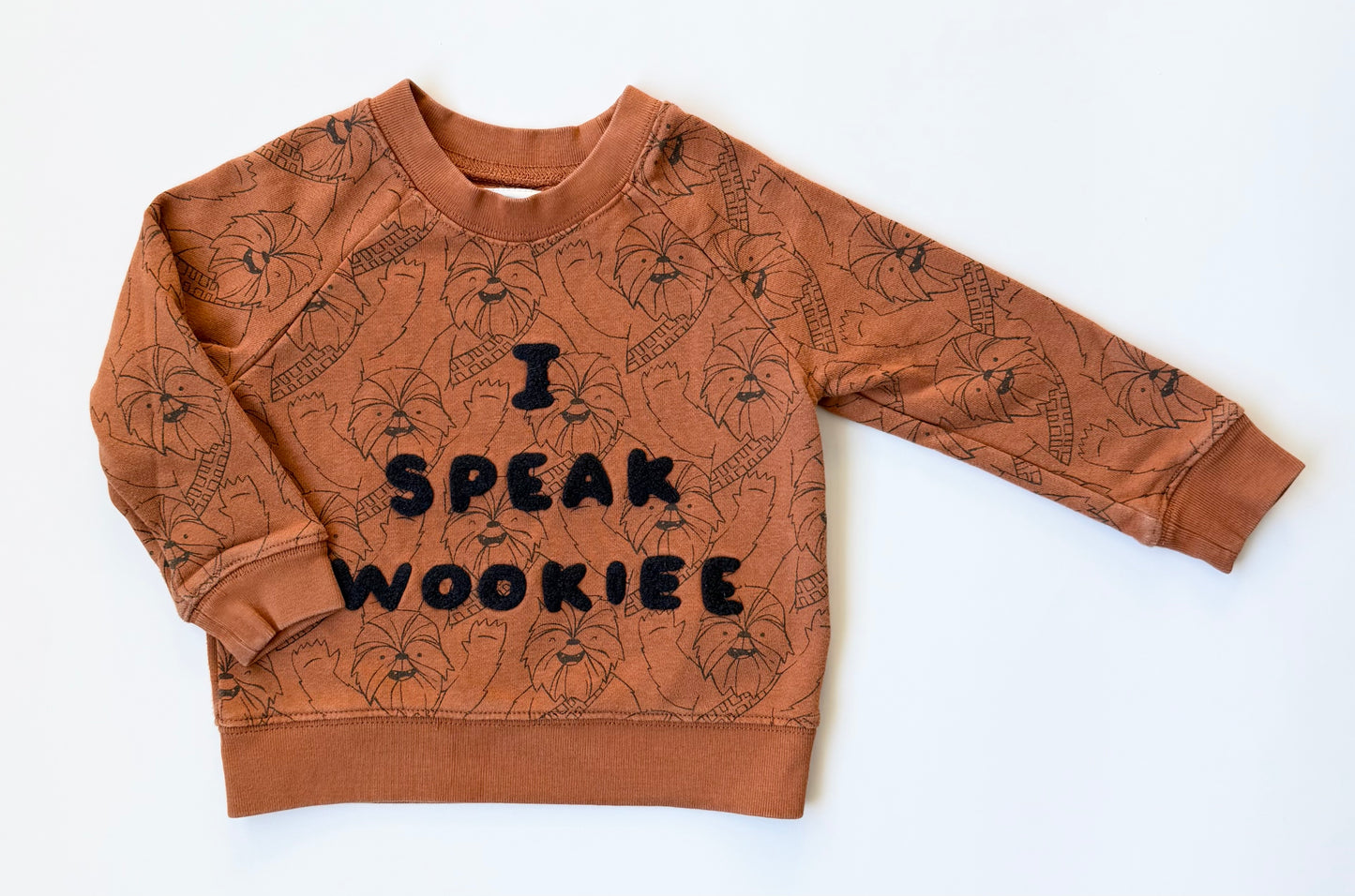 Baby Gap x Star Wars Brown “I Speak Wookiee” Sweater (12-18 Months)