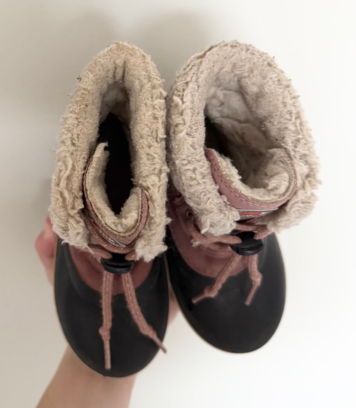Olang Ape Rosa Nero Quilted Winter Boots (8/9)
