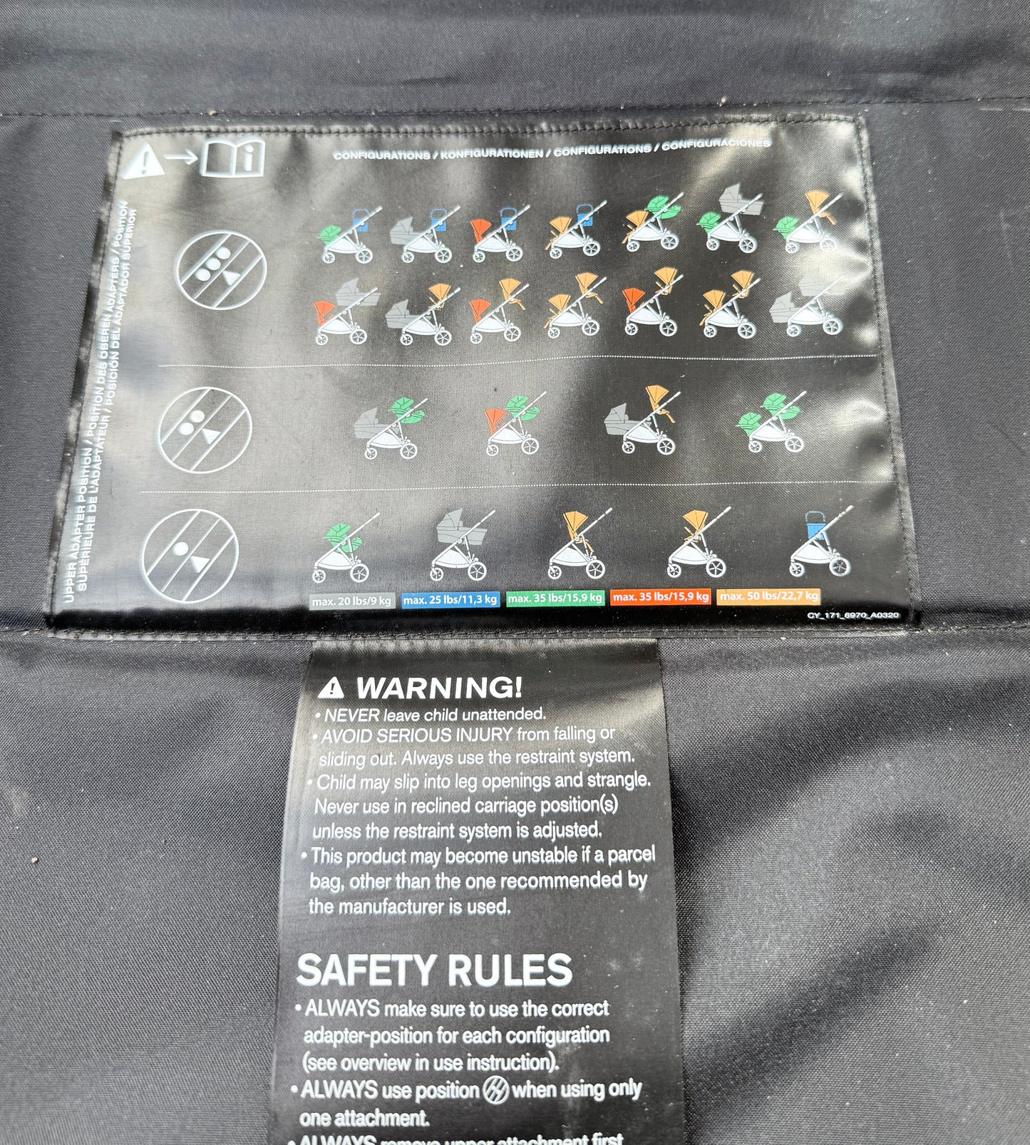 Cybex Gazelle S Convertible Double Stroller in Soho Grey